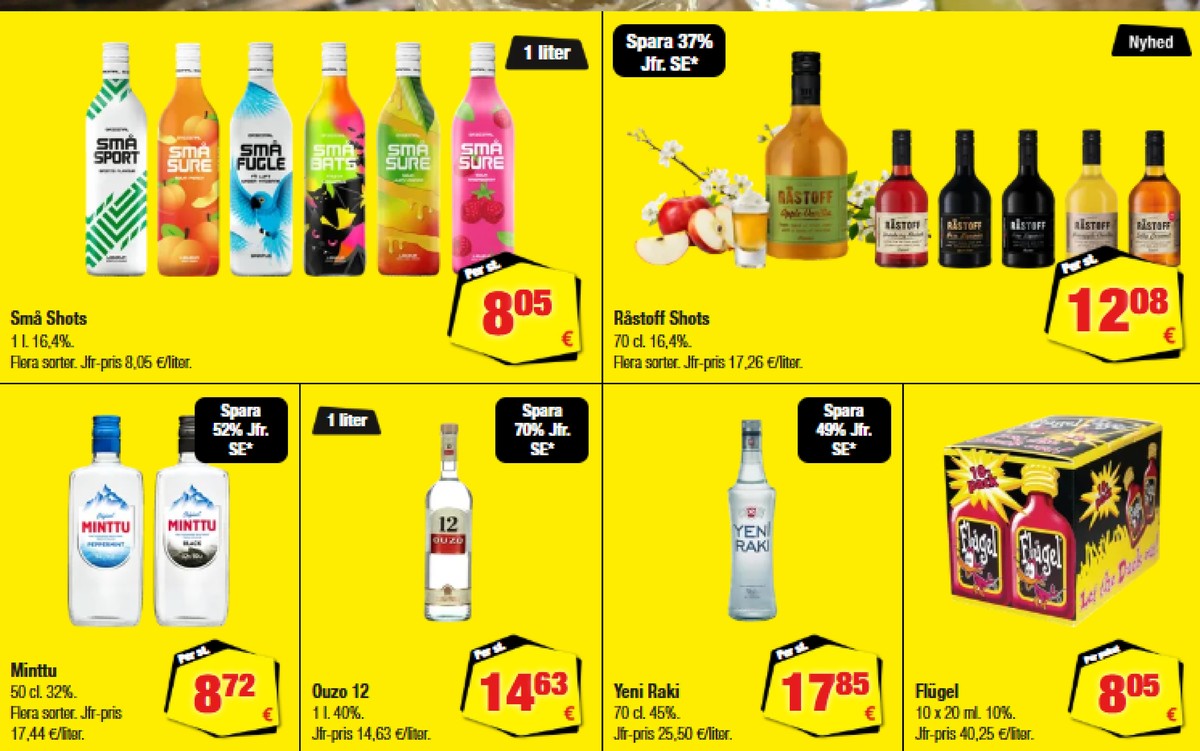 Se Calle reklamblad för vecka 30 på Kampanjveckan.se. Se bra erbjudanden på många varor, t.ex. peppermintslikör minttu eller peppermintslikör black mint. Läs reklambladet här! Sida 9
