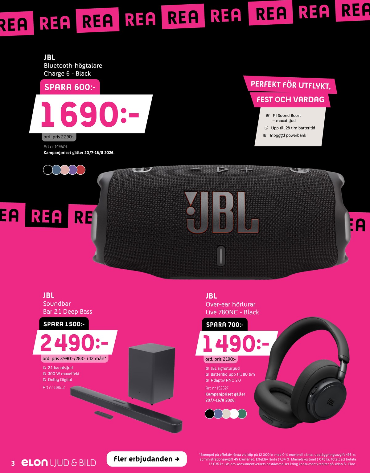 Se Elon reklamblad för vecka 30 på Kampanjveckan.se. Se bra erbjudanden på många varor. Läs reklambladet här! Sida 12