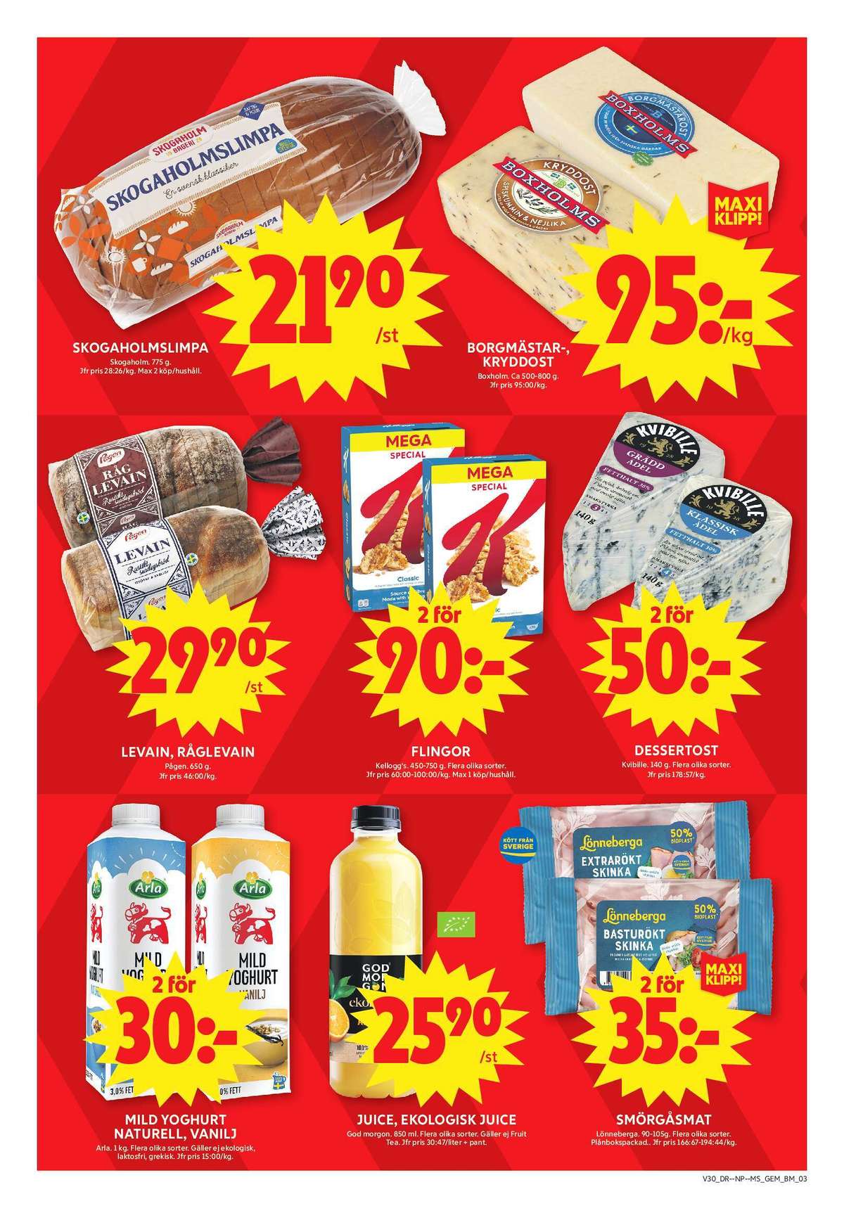 Se ICA Maxi reklamblad för vecka 30 på Kampanjveckan.se. Se bra erbjudanden på många varor, t.ex. yoghurt arla eller grädd ädelost kvibille. Läs reklambladet här! Sida 3
