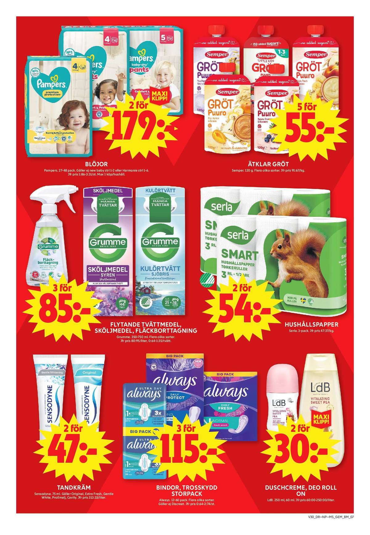 Se ICA Maxi reklamblad för vecka 30 på Kampanjveckan.se. Se bra erbjudanden på många varor, t.ex. tandkräm sensodyne eller hushållspapper smart. Läs reklambladet här! Sida 7
