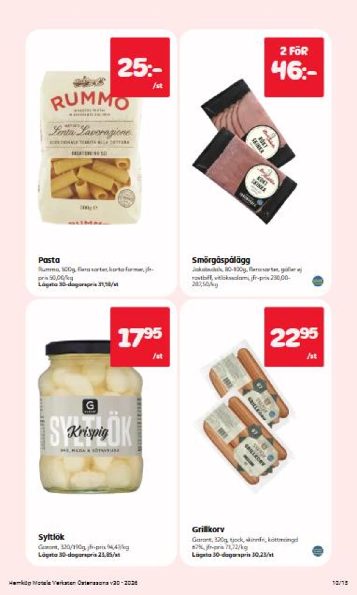 Se Östenssons reklamblad för vecka 30 på Kampanjveckan.se. Se bra erbjudanden på många varor, t.ex. grillkorv garant eller syltlök garant. Läs reklambladet här! Sida 10
