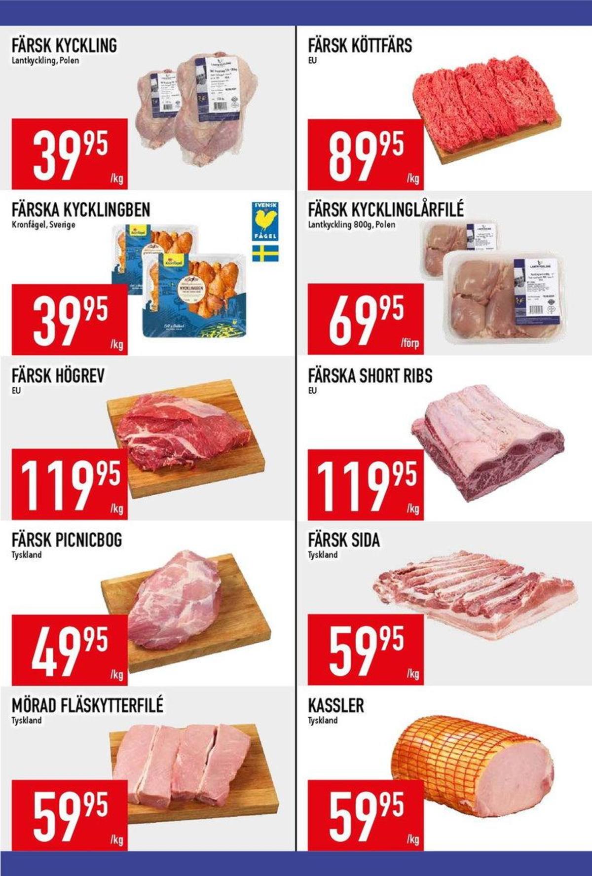 Se MatDax reklamblad för vecka 30 på Kampanjveckan.se. Se bra erbjudanden på många varor, t.ex. fläskytterfilé okänd eller picnicbog okänd. Läs reklambladet här! Sida 8
