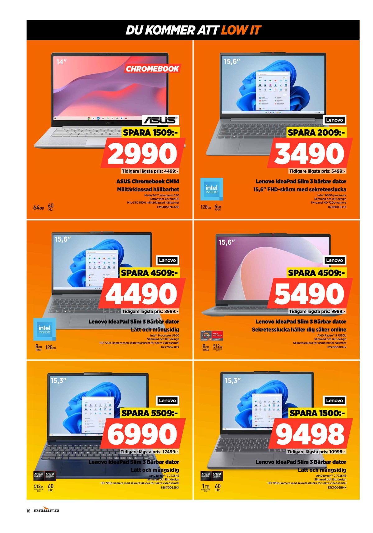 Se Power reklamblad för vecka 30 på Kampanjveckan.se. Se bra erbjudanden på många varor. Läs reklambladet här! Sida 18