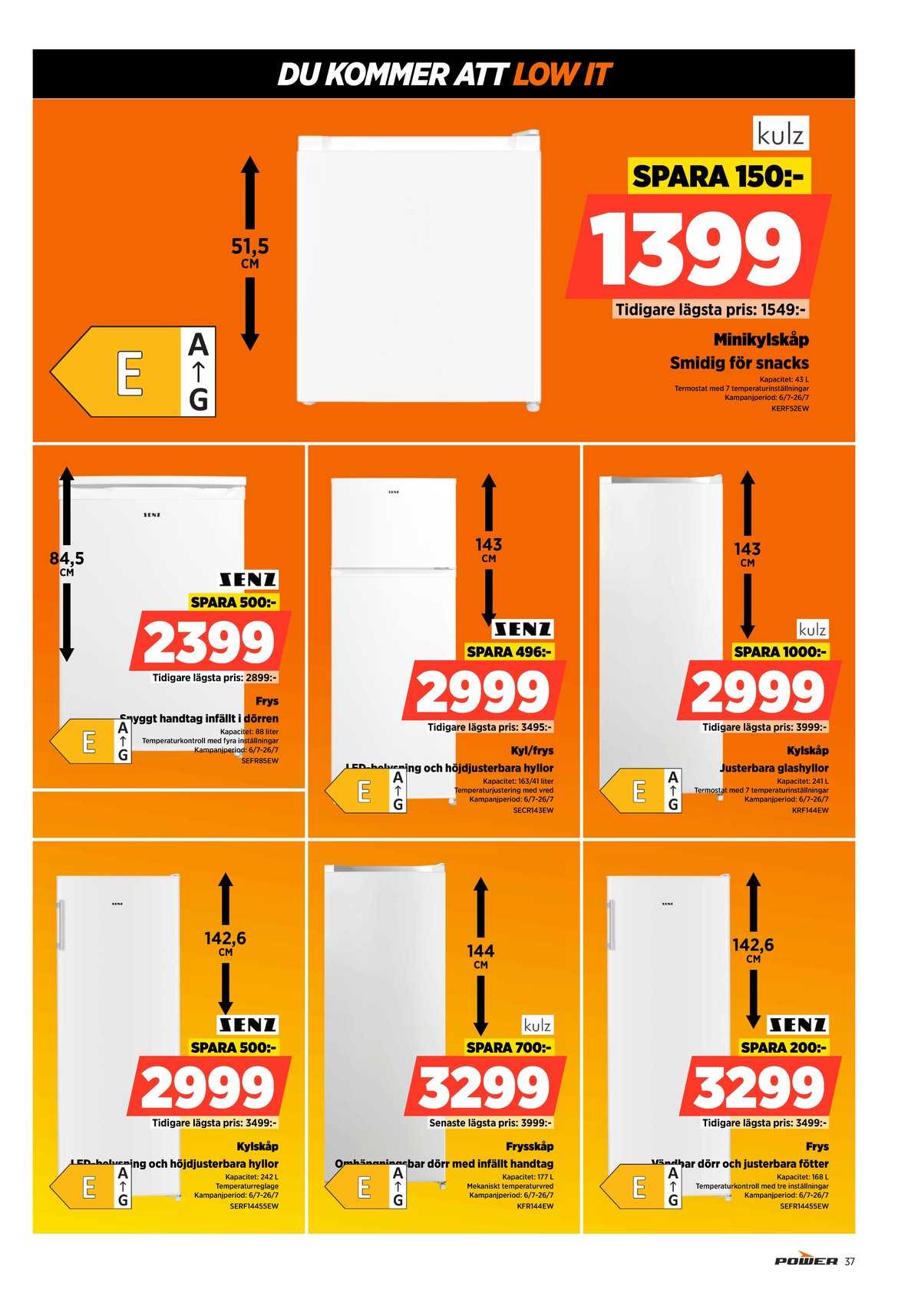 Se Power reklamblad för vecka 30 på Kampanjveckan.se. Se bra erbjudanden på många varor. Läs reklambladet här! Sida 37