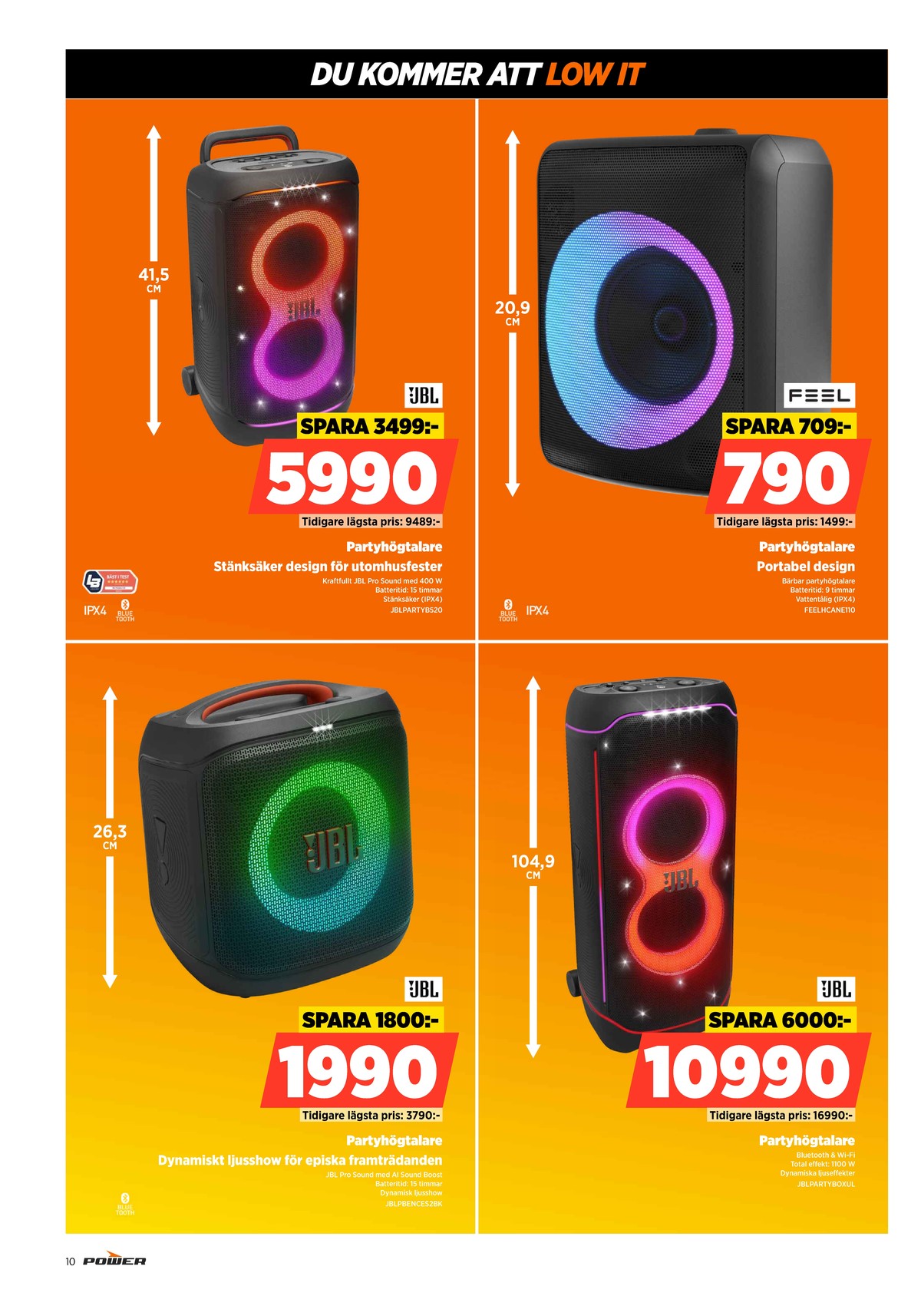 Se Power reklamblad för vecka 30 på Kampanjveckan.se. Se bra erbjudanden på många varor. Läs reklambladet här! Sida 10
