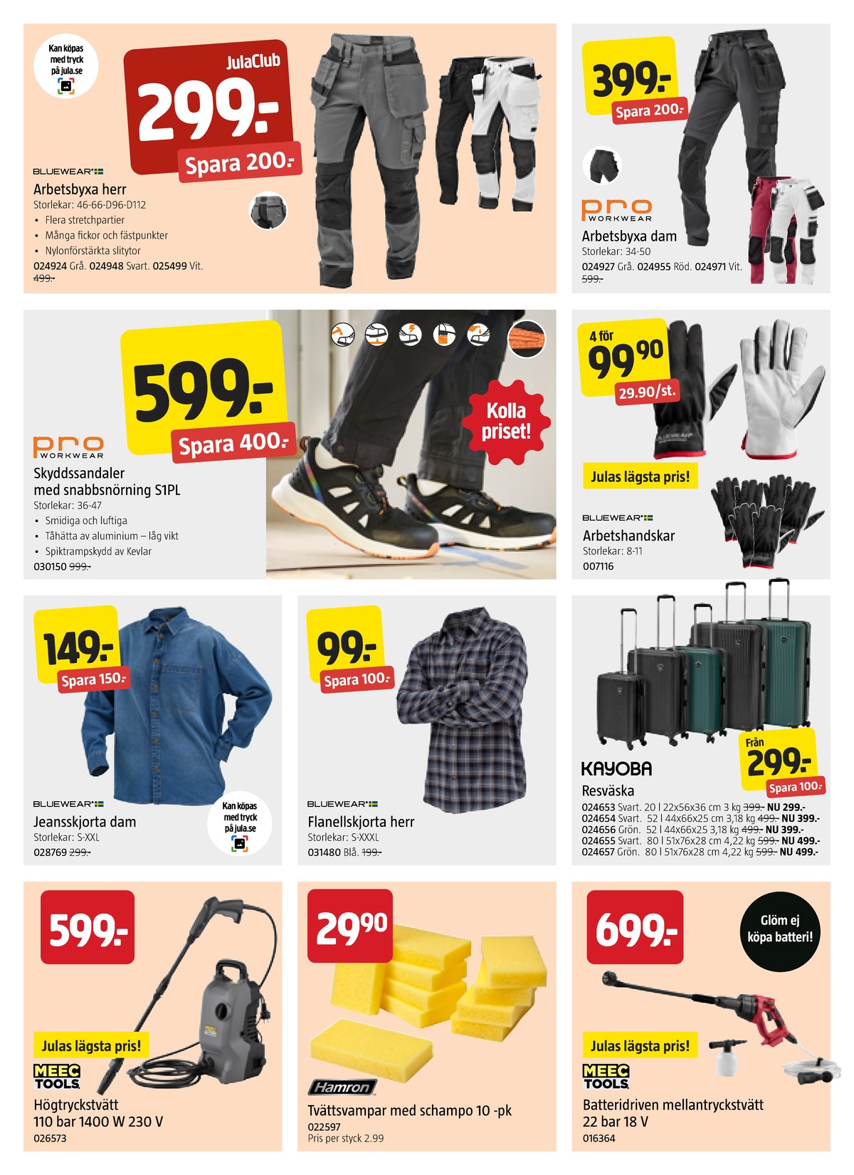 Se Jula reklamblad för vecka 30 på Kampanjveckan.se. Se bra erbjudanden på många varor. Läs reklambladet här! Sida 4