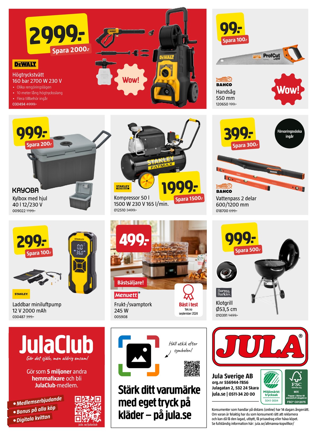 Se Jula reklamblad för vecka 30 på Kampanjveckan.se. Se bra erbjudanden på många varor. Läs reklambladet här! Sida 8