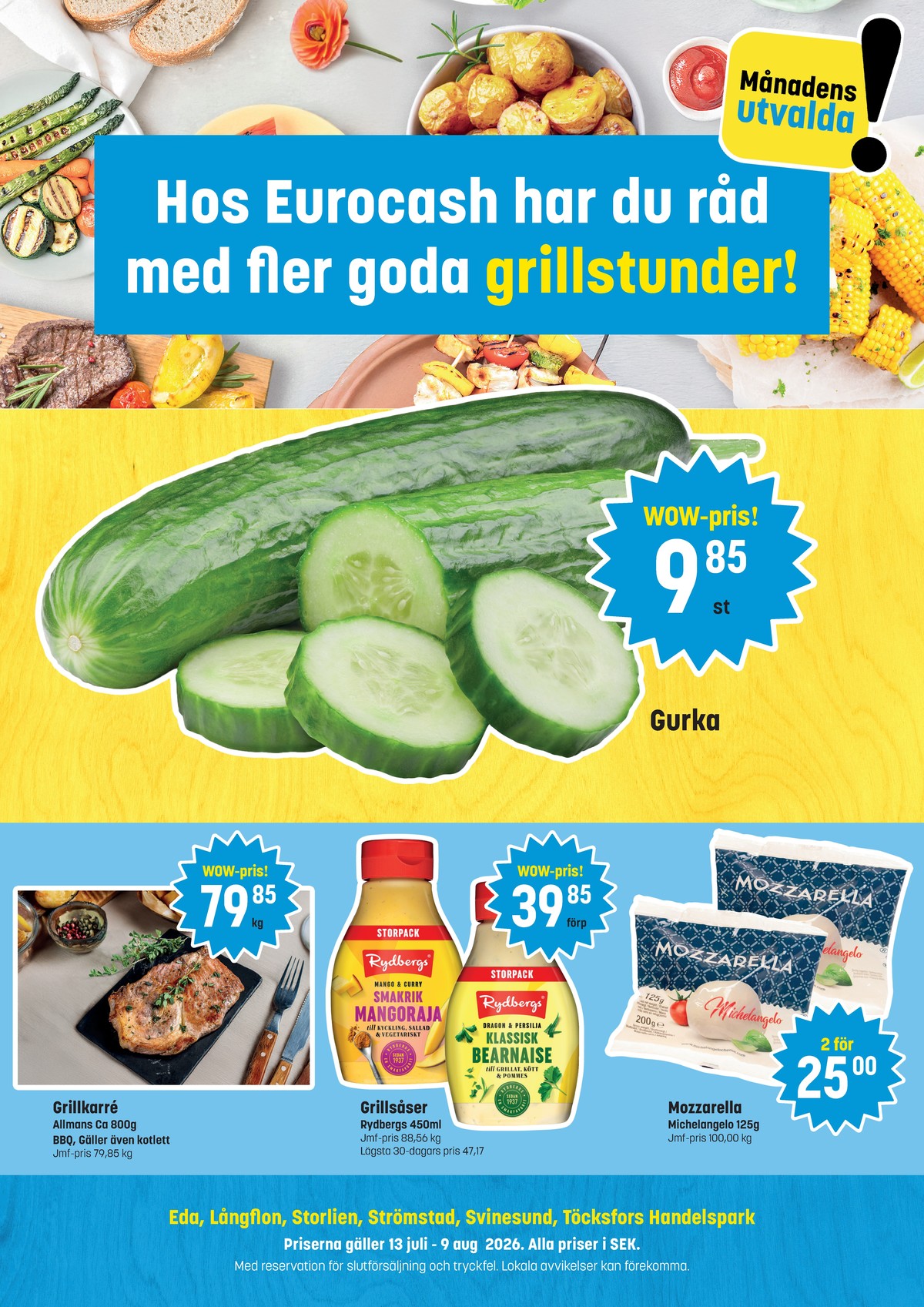 Se Eurocash reklamblad för vecka 31 på Kampanjveckan.se. Se bra erbjudanden på många varor. Läs reklambladet här! Sida 1