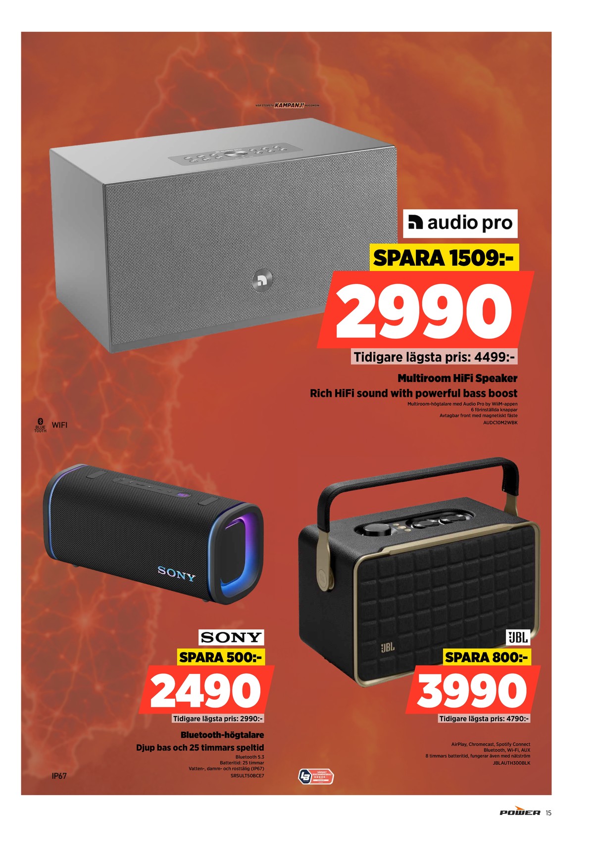 Se Power reklamblad för vecka 31 på Kampanjveckan.se. Se bra erbjudanden på många varor. Läs reklambladet här! Sida 15