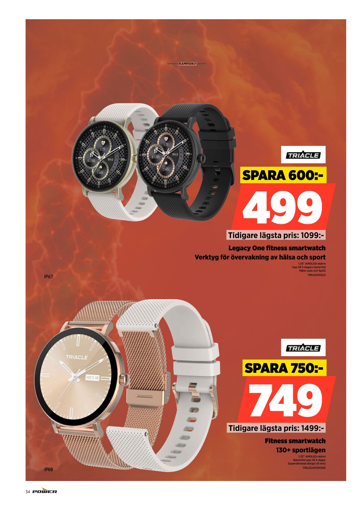 Se Power reklamblad för vecka 31 på Kampanjveckan.se. Se bra erbjudanden på många varor. Läs reklambladet här! Sida 34