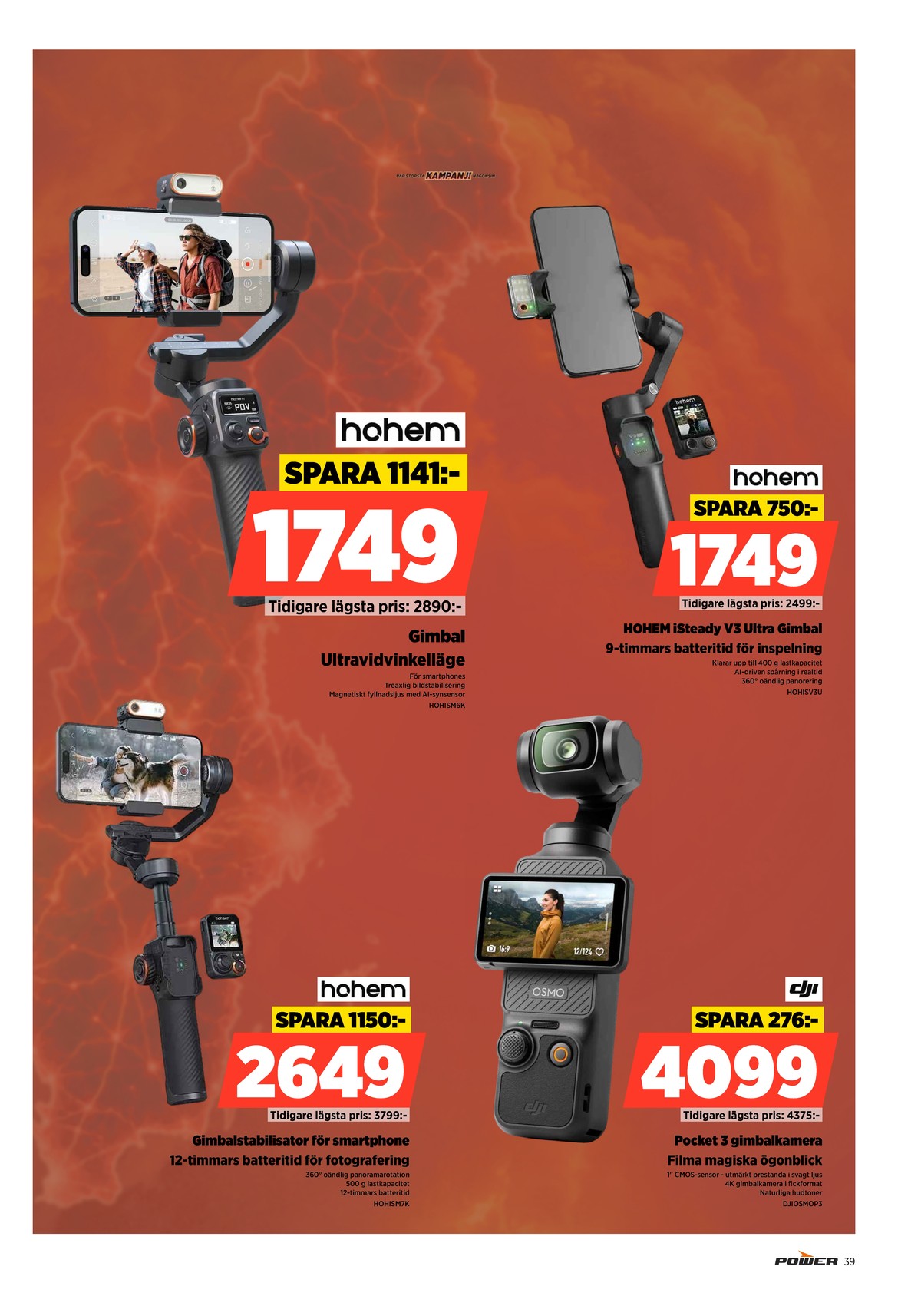 Se Power reklamblad för vecka 31 på Kampanjveckan.se. Se bra erbjudanden på många varor. Läs reklambladet här! Sida 39