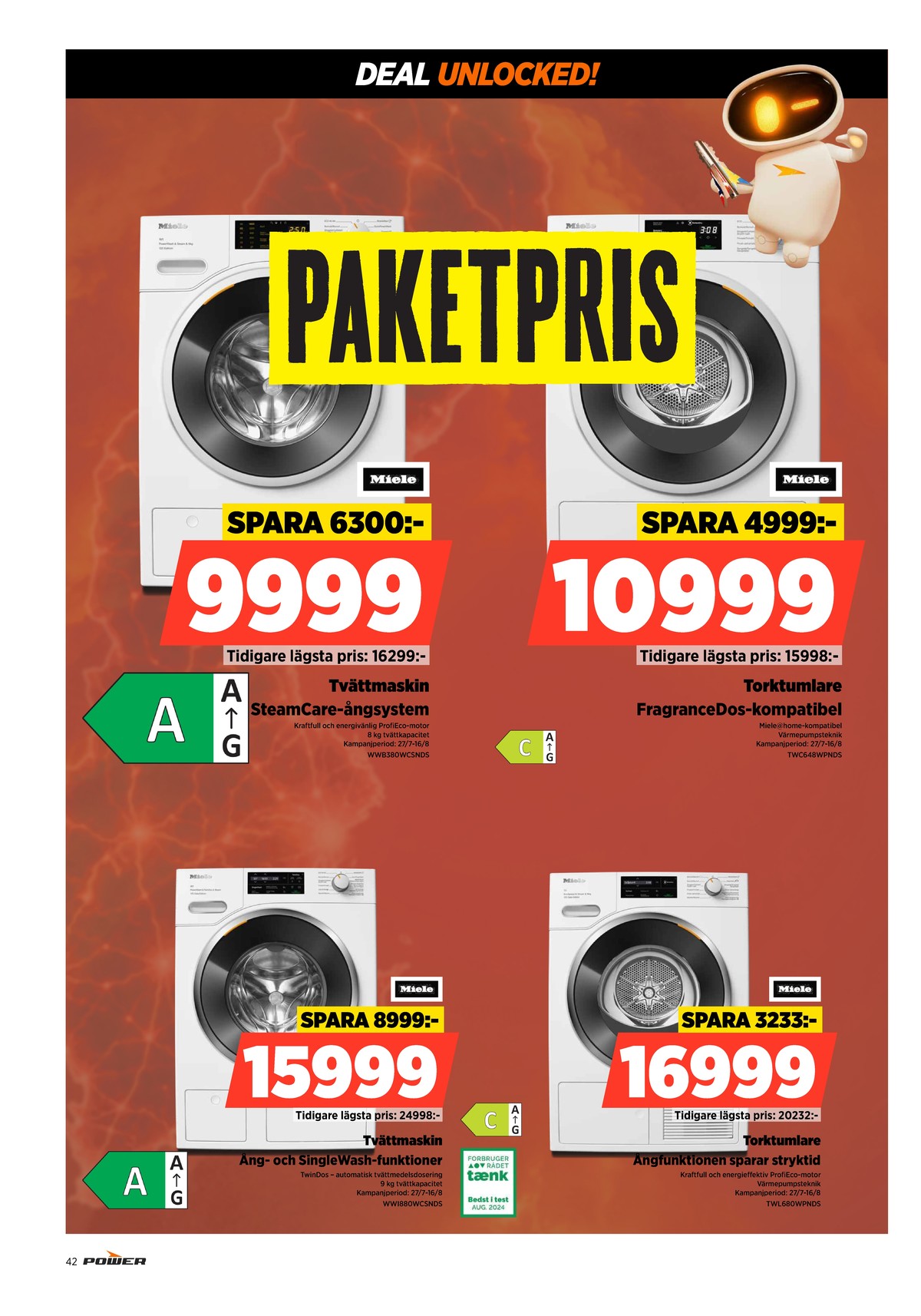 Se Power reklamblad för vecka 31 på Kampanjveckan.se. Se bra erbjudanden på många varor. Läs reklambladet här! Sida 42