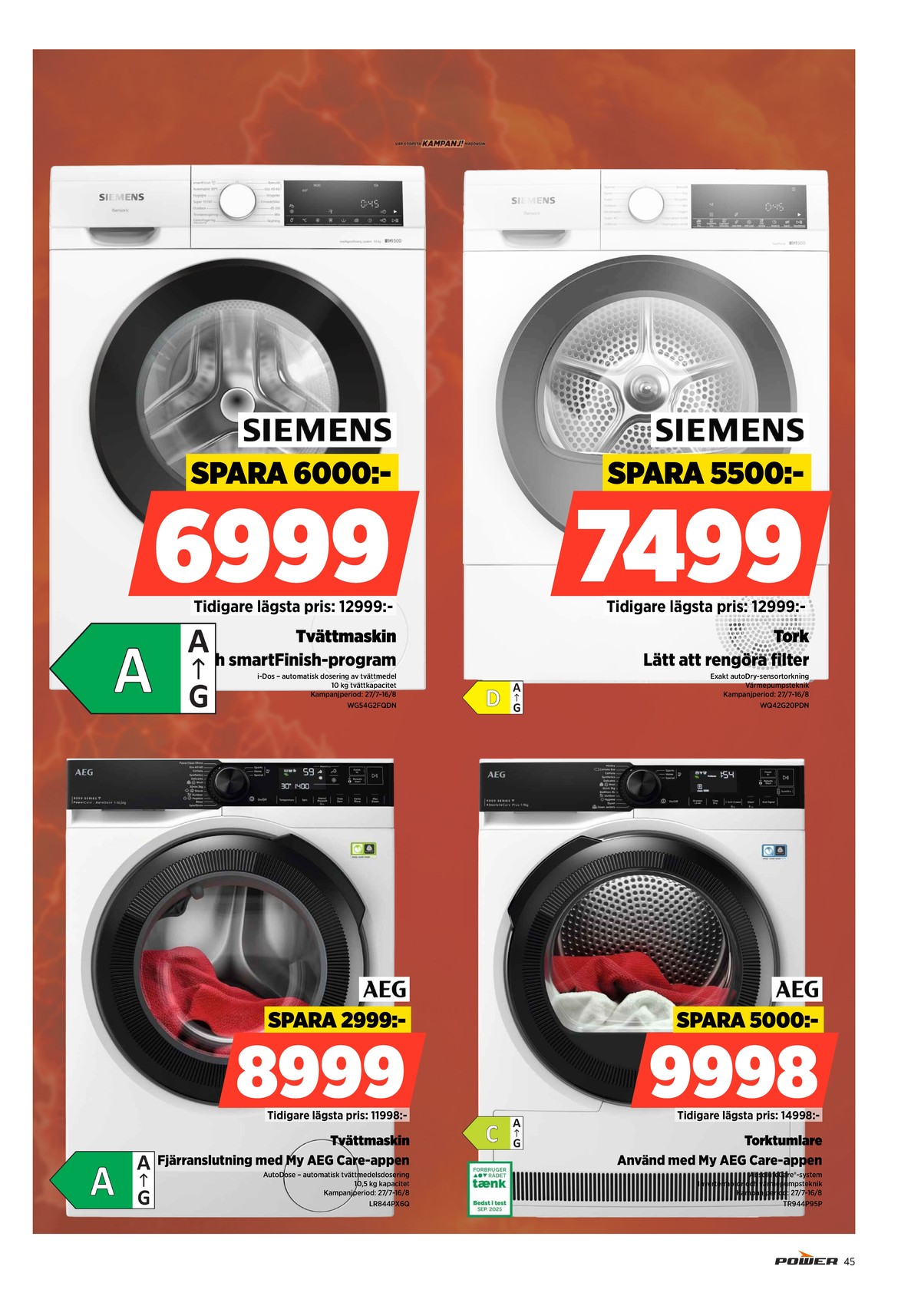 Se Power reklamblad för vecka 31 på Kampanjveckan.se. Se bra erbjudanden på många varor. Läs reklambladet här! Sida 45