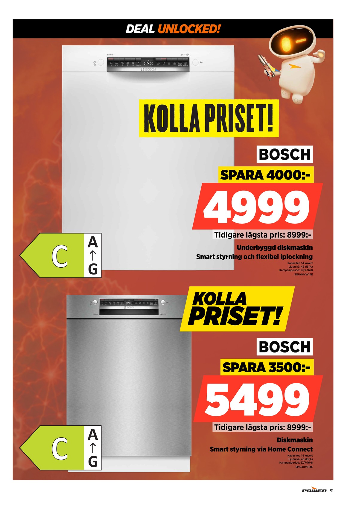 Se Power reklamblad för vecka 31 på Kampanjveckan.se. Se bra erbjudanden på många varor. Läs reklambladet här! Sida 51