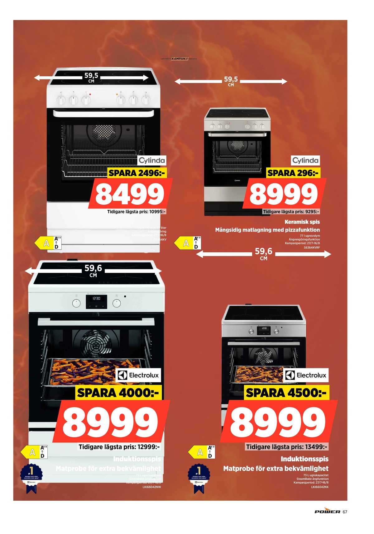 Se Power reklamblad för vecka 31 på Kampanjveckan.se. Se bra erbjudanden på många varor. Läs reklambladet här! Sida 67