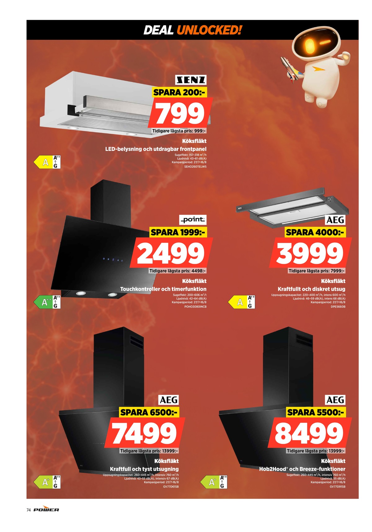 Se Power reklamblad för vecka 31 på Kampanjveckan.se. Se bra erbjudanden på många varor. Läs reklambladet här! Sida 74