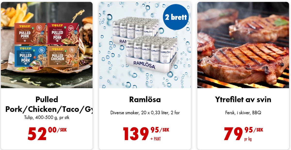 Se Nordby Supermarket reklamblad för vecka 31 på Kampanjveckan.se. Se bra erbjudanden på många varor, t.ex. pulled pork tulip eller pulled pork gyros tulip. Läs reklambladet här! Sida 1
