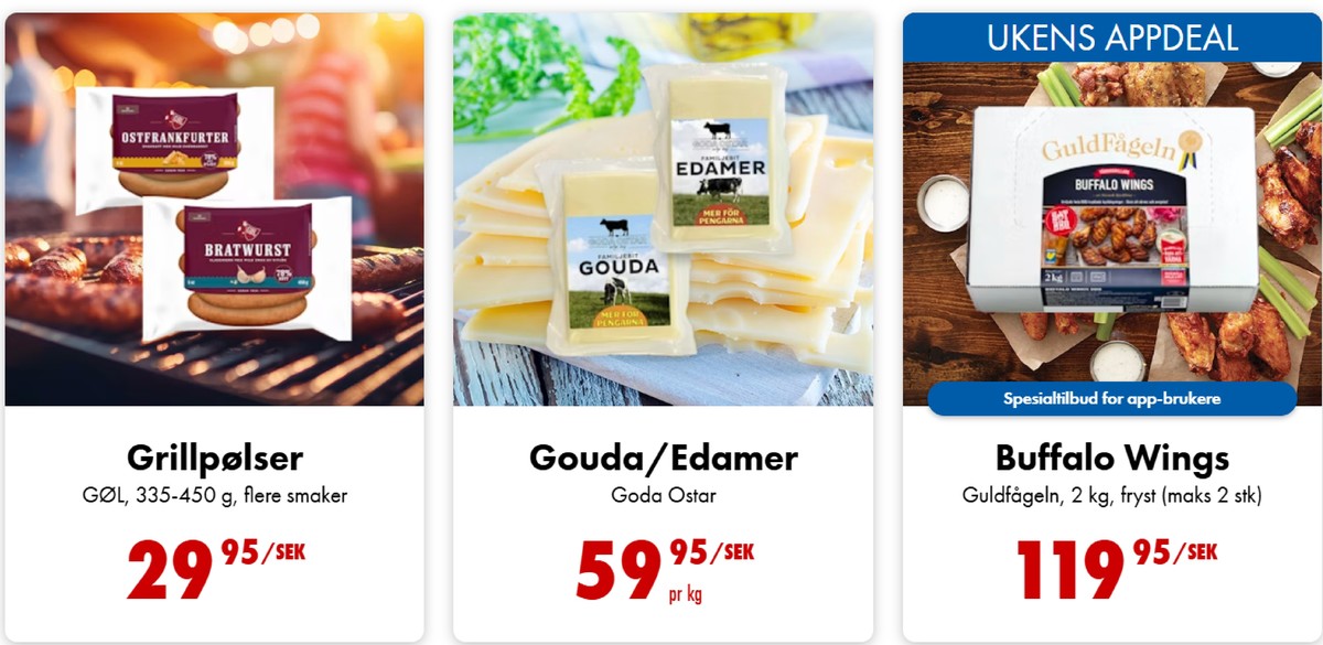 Se Nordby Supermarket reklamblad för vecka 31 på Kampanjveckan.se. Se bra erbjudanden på många varor, t.ex. ostfrankfurter gøl eller bratwurst gøl. Läs reklambladet här! Sida 2
