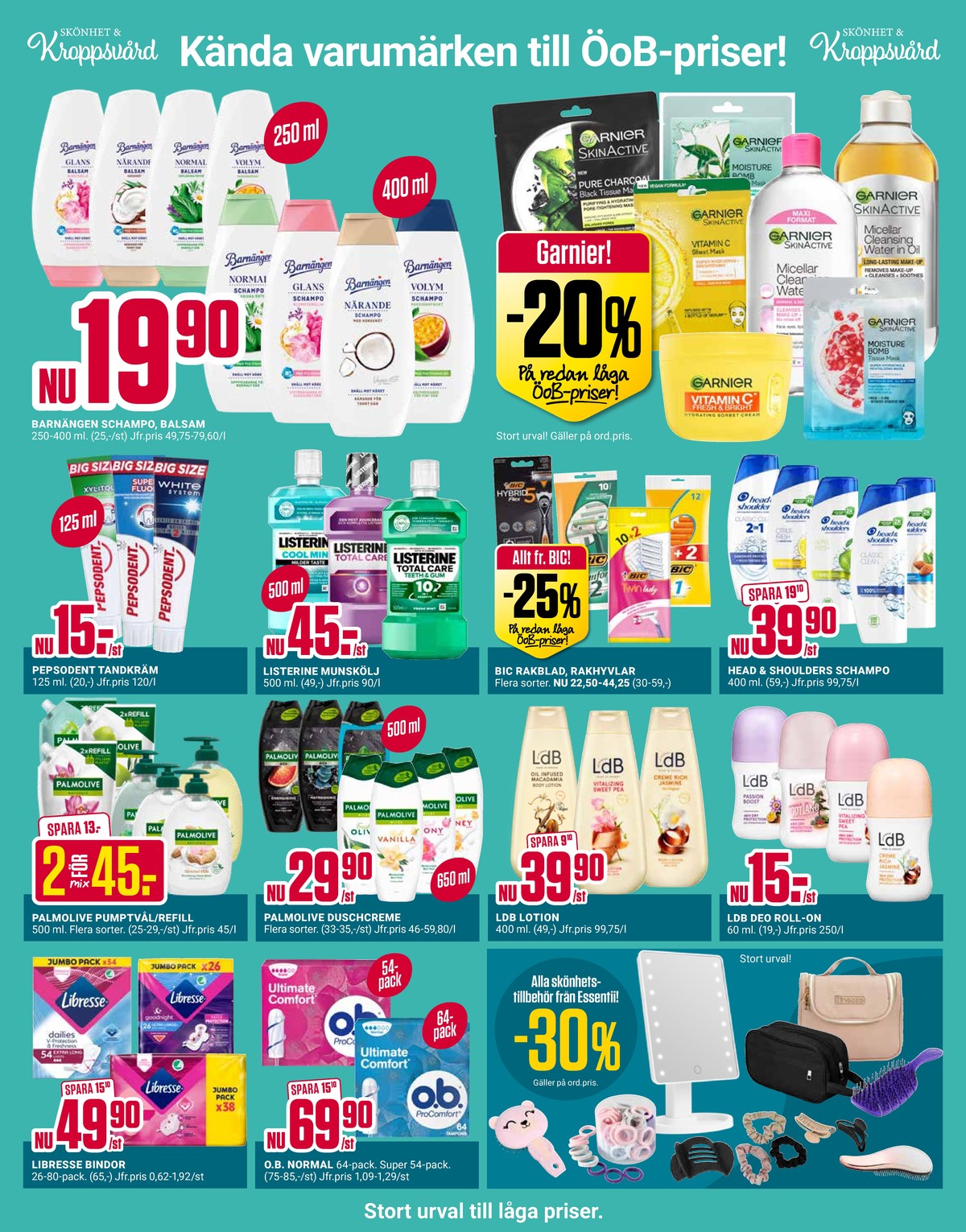 Se ÖoB reklamblad för vecka 31 på Kampanjveckan.se. Se bra erbjudanden på många varor. Läs reklambladet här! Sida 4