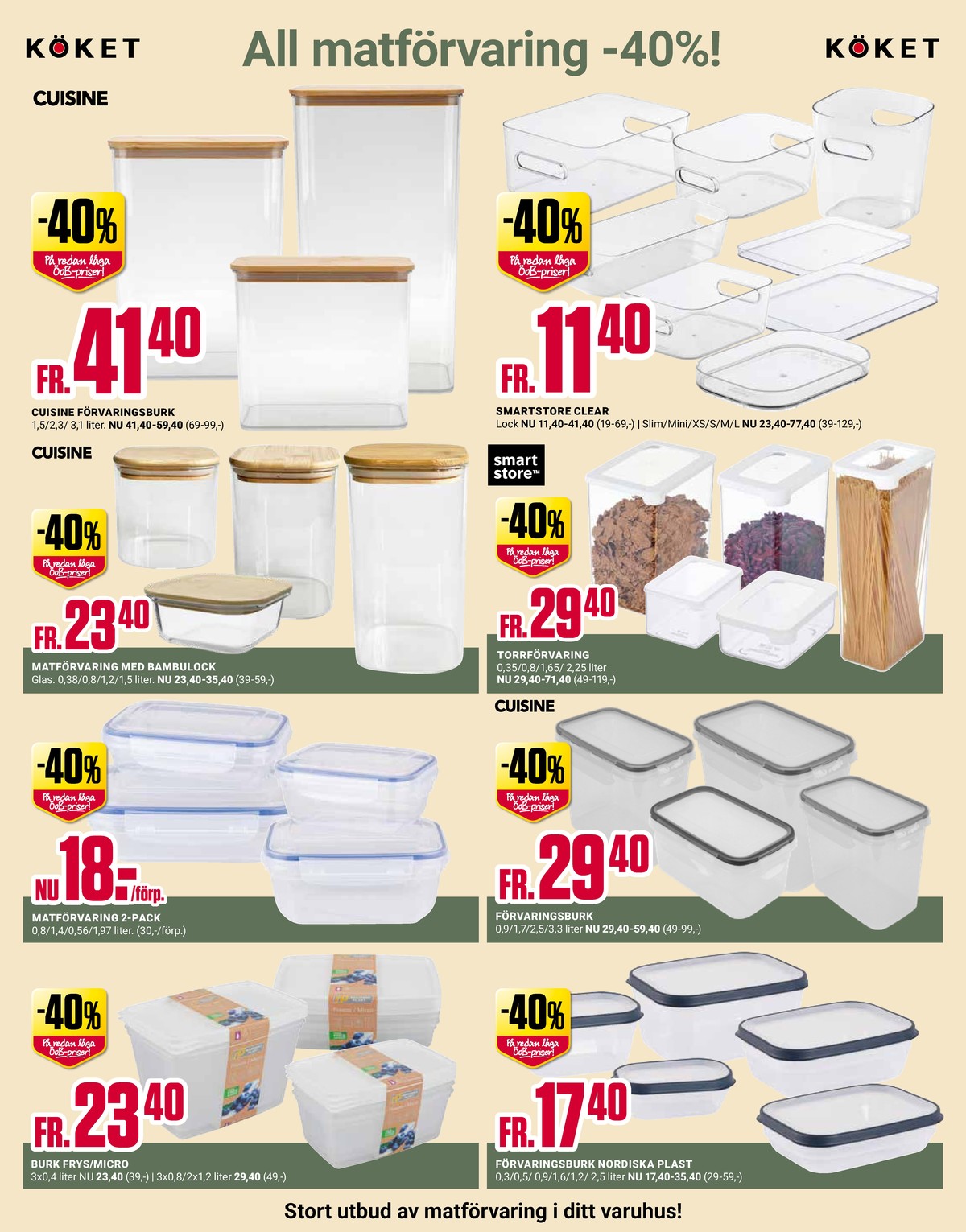 Se ÖoB reklamblad för vecka 31 på Kampanjveckan.se. Se bra erbjudanden på många varor. Läs reklambladet här! Sida 8