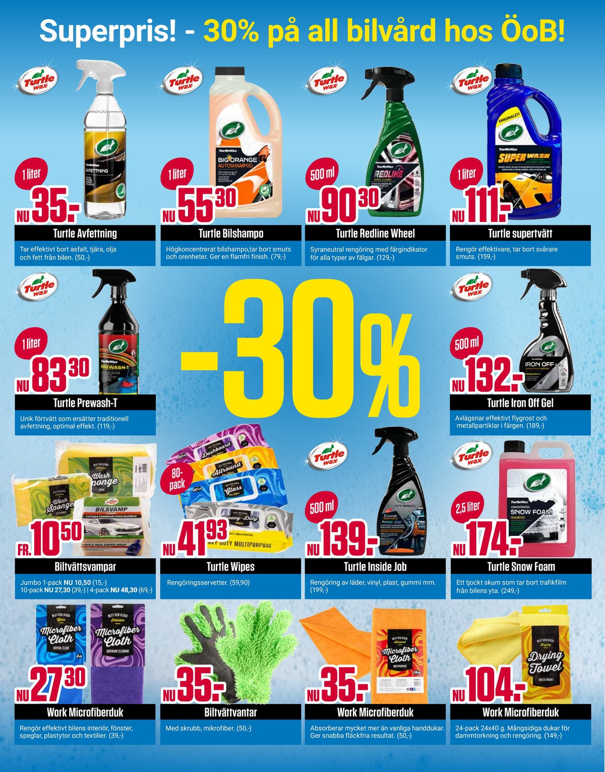 Se ÖoB reklamblad för vecka 31 på Kampanjveckan.se. Se bra erbjudanden på många varor. Läs reklambladet här! Sida 9