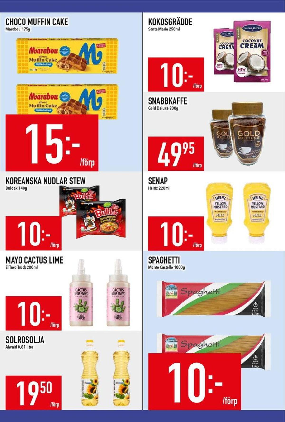 Se MatDax reklamblad för vecka 31 på Kampanjveckan.se. Se bra erbjudanden på många varor. Läs reklambladet här! Sida 15