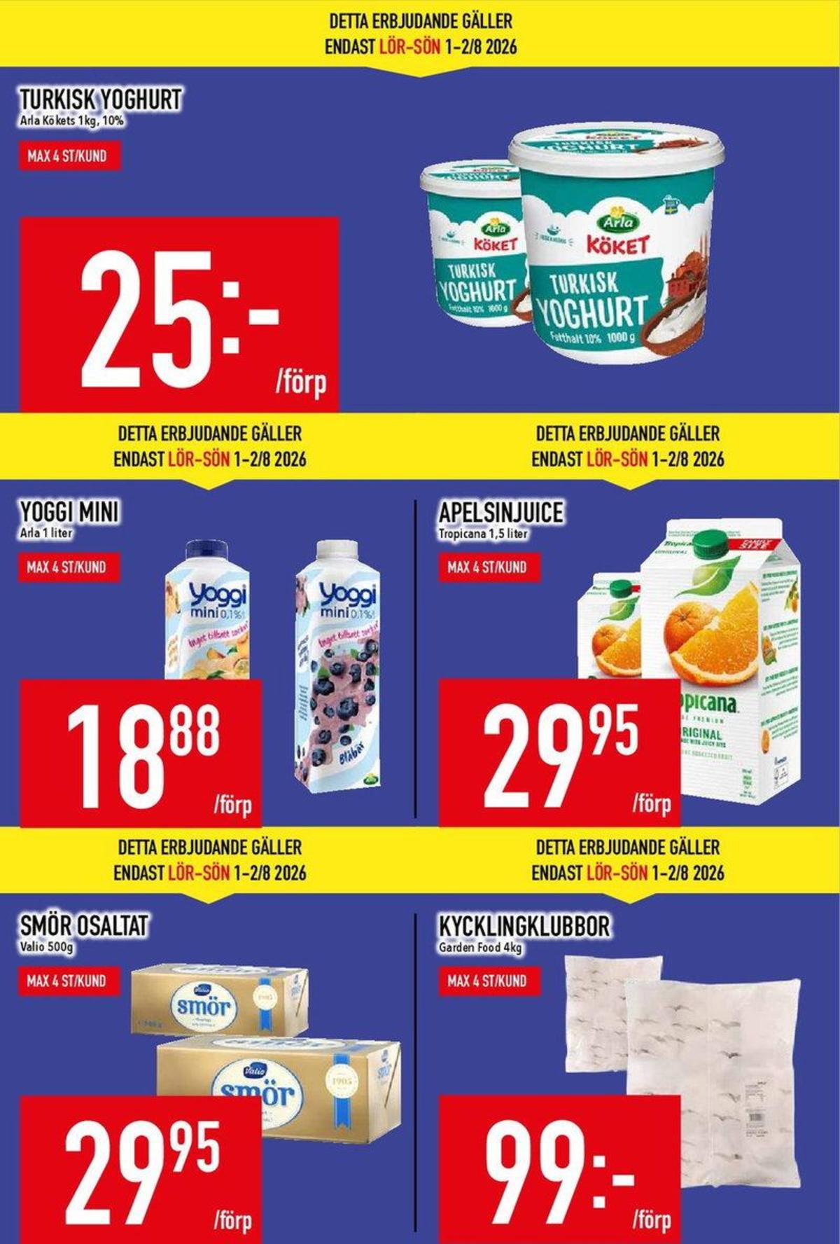 Se MatDax reklamblad för vecka 31 på Kampanjveckan.se. Se bra erbjudanden på många varor, t.ex. Äpple juice pure premium eller andra varor. Läs reklambladet här! Sida 5