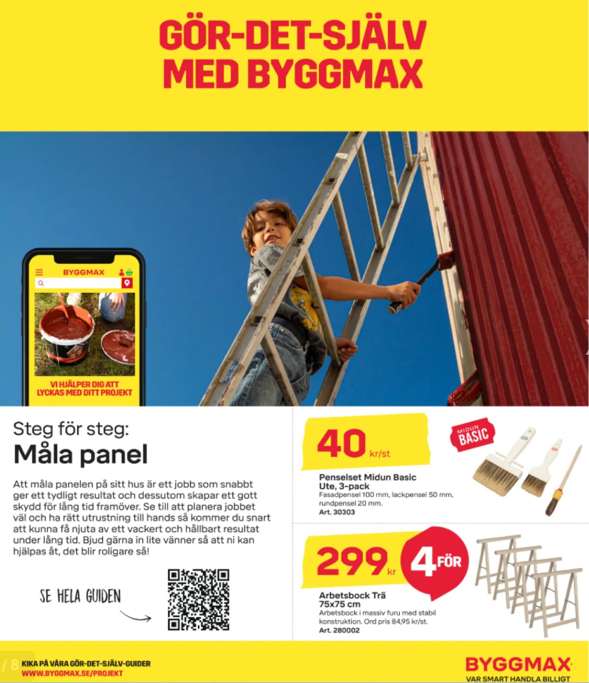 Se ByggMax reklamblad för vecka 32 på Kampanjveckan.se. Se bra erbjudanden på många varor. Läs reklambladet här! Sida 3