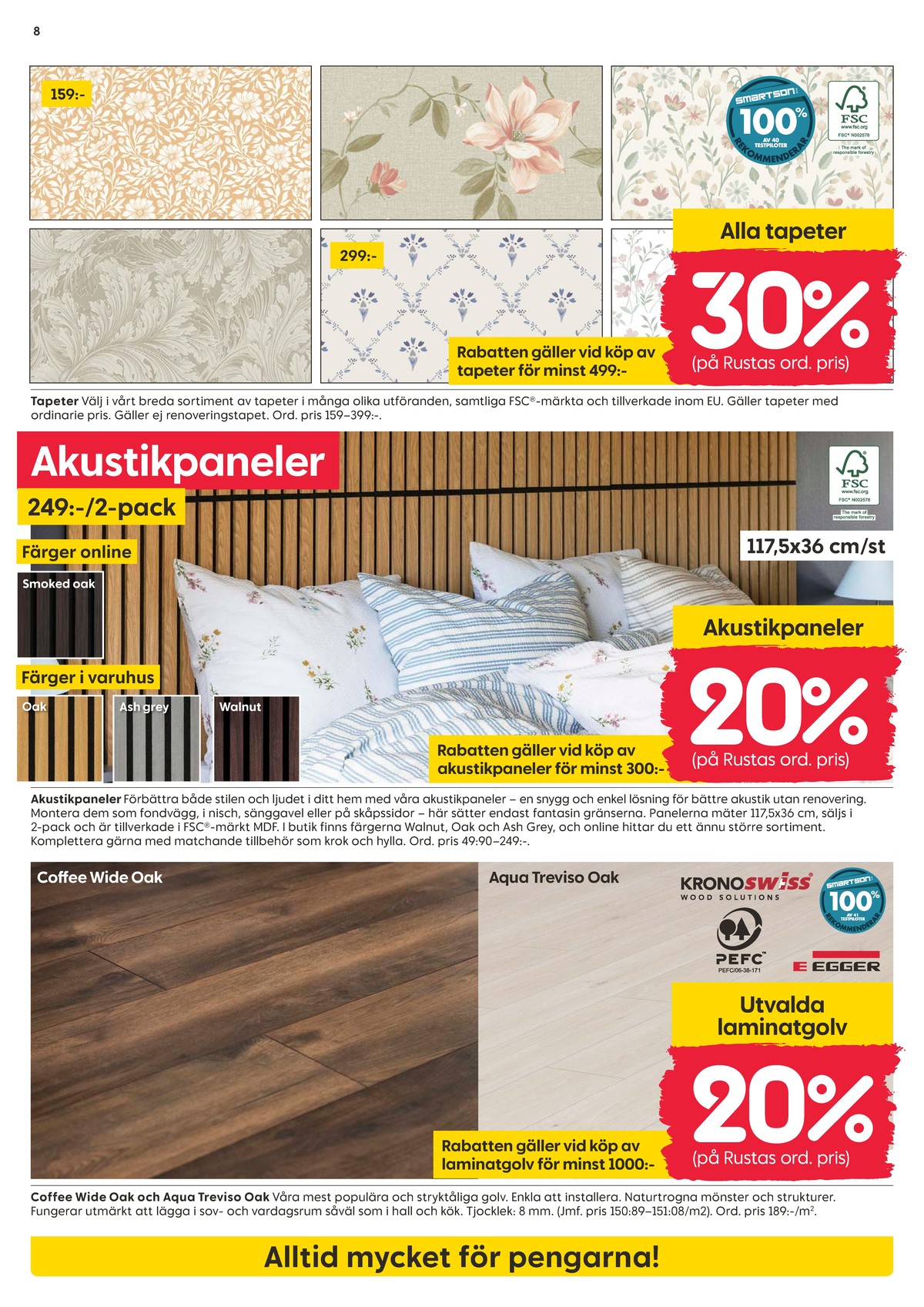 Se Rusta reklamblad för vecka 32 på Kampanjveckan.se. Se bra erbjudanden på många varor. Läs reklambladet här! Sida 8