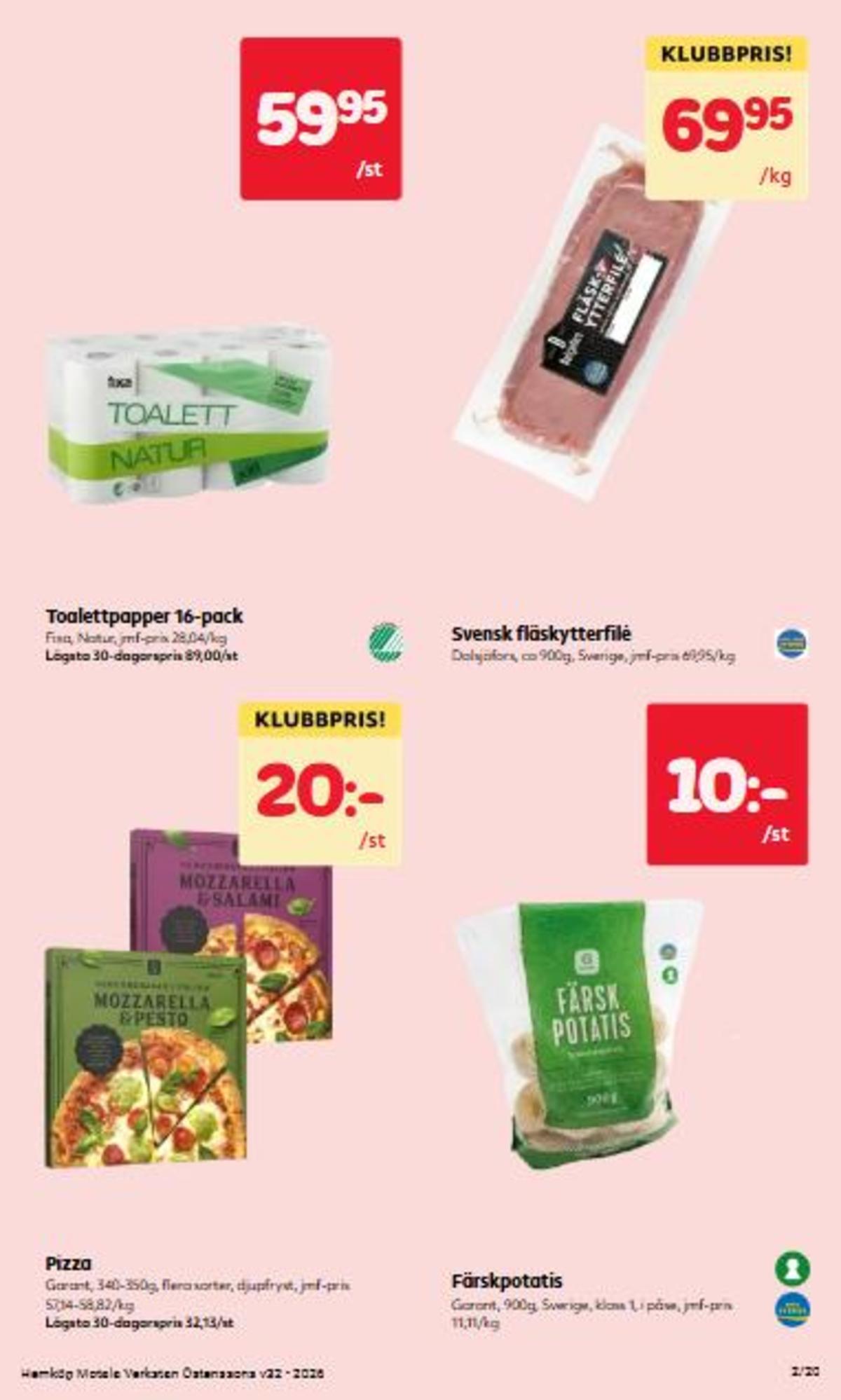 Se Hemköp reklamblad för vecka 32 på Kampanjveckan.se. Se bra erbjudanden på många varor. Läs reklambladet här! Sida 2