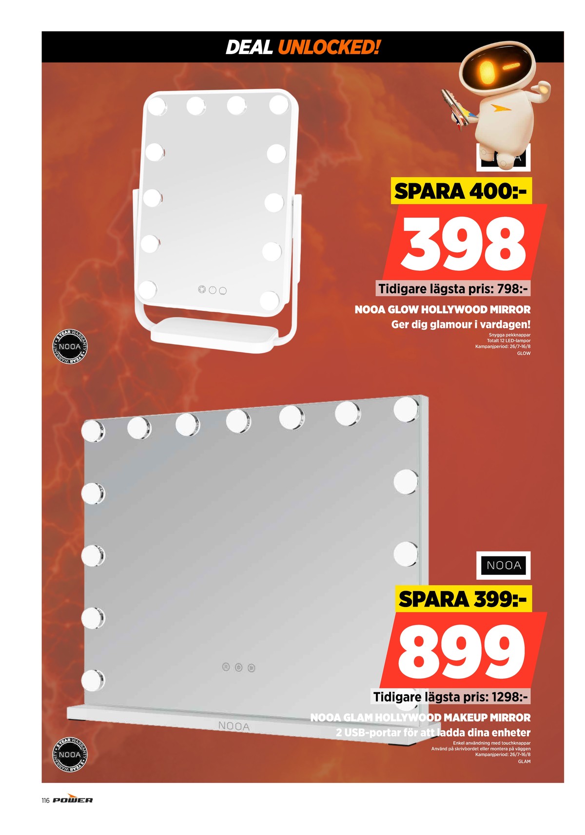 Se Power reklamblad för vecka 32 på Kampanjveckan.se. Se bra erbjudanden på många varor. Läs reklambladet här! Sida 116