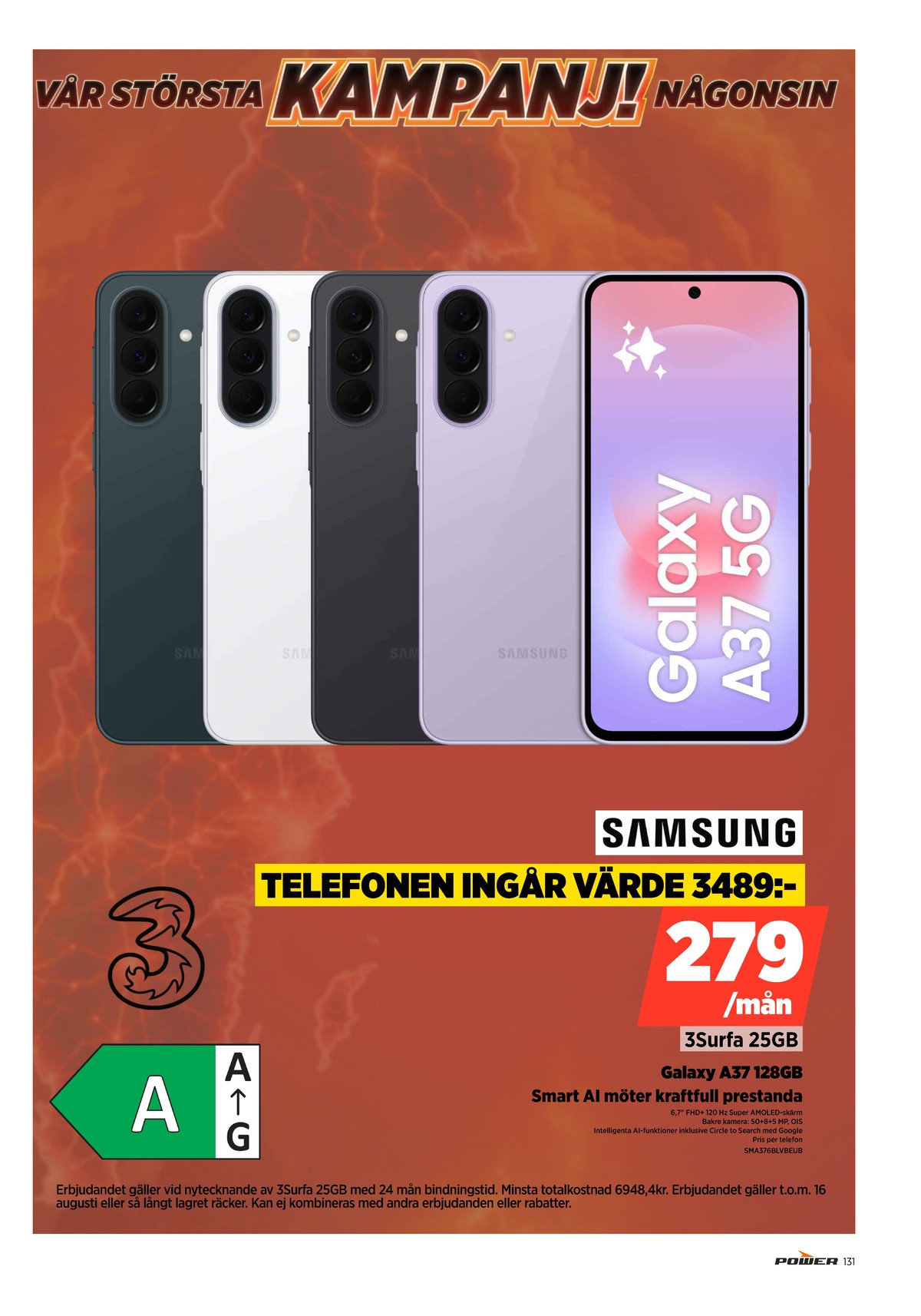 Se Power reklamblad för vecka 32 på Kampanjveckan.se. Se bra erbjudanden på många varor. Läs reklambladet här! Sida 131