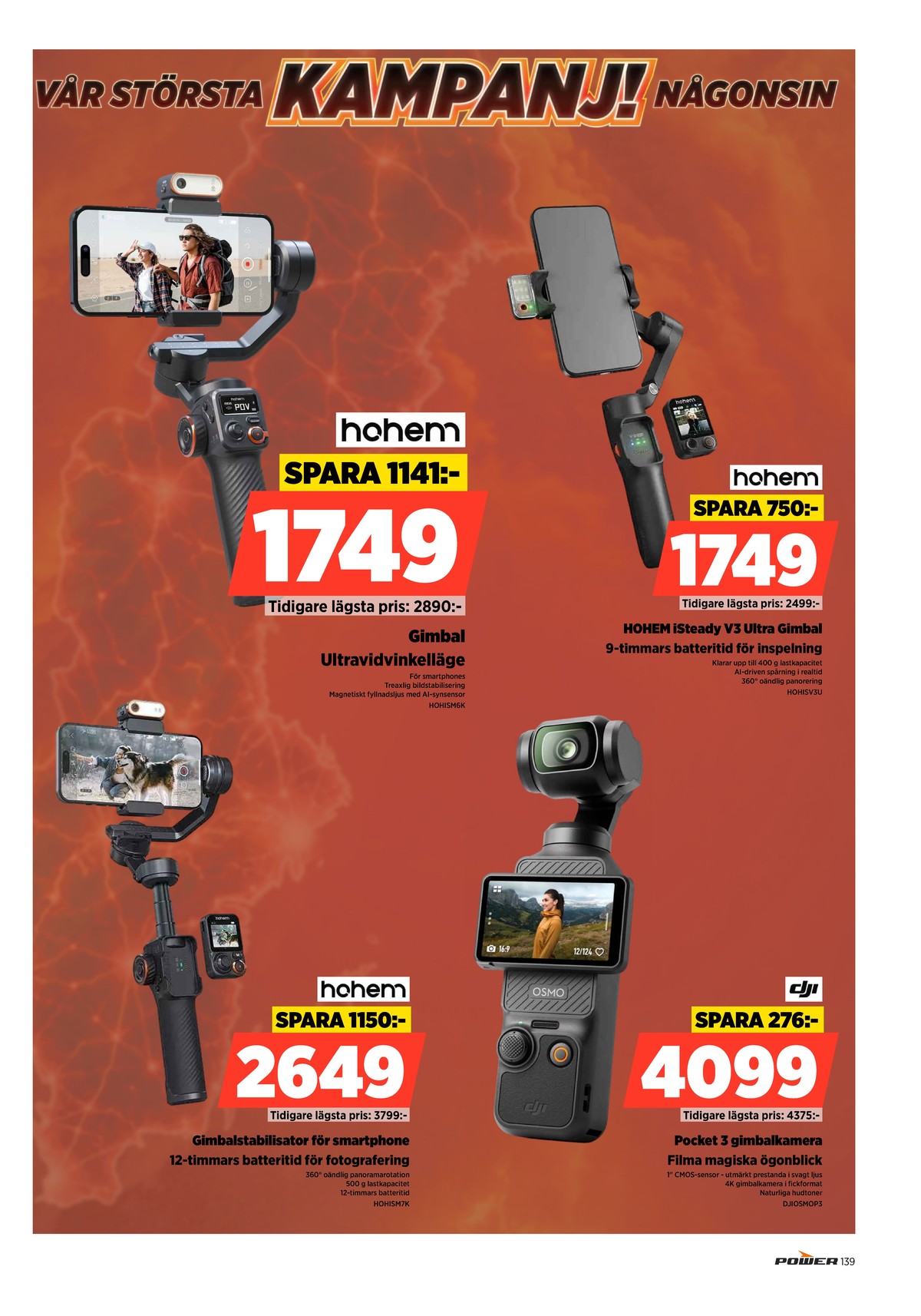 Se Power reklamblad för vecka 32 på Kampanjveckan.se. Se bra erbjudanden på många varor. Läs reklambladet här! Sida 139