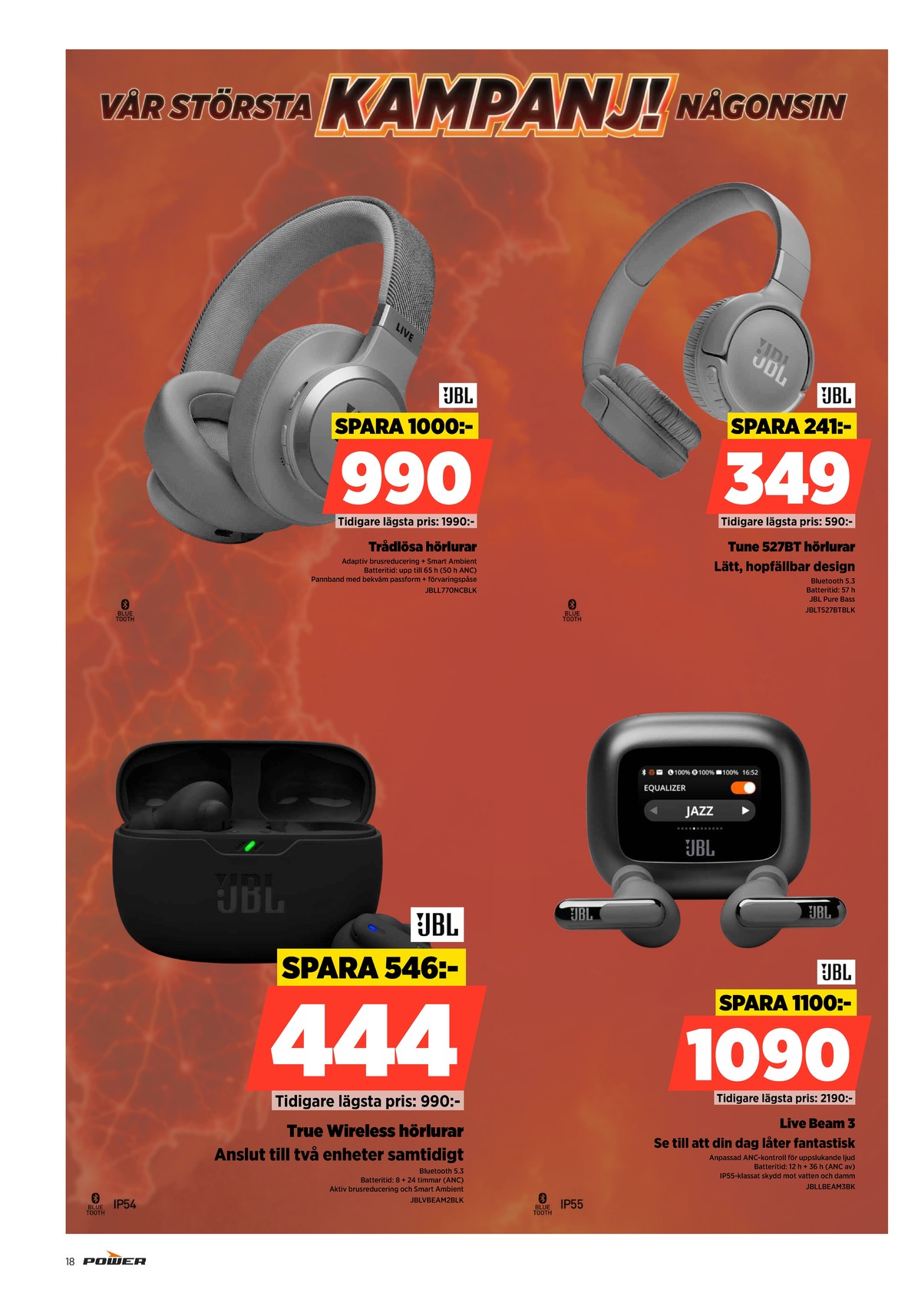 Se Power reklamblad för vecka 32 på Kampanjveckan.se. Se bra erbjudanden på många varor. Läs reklambladet här! Sida 18