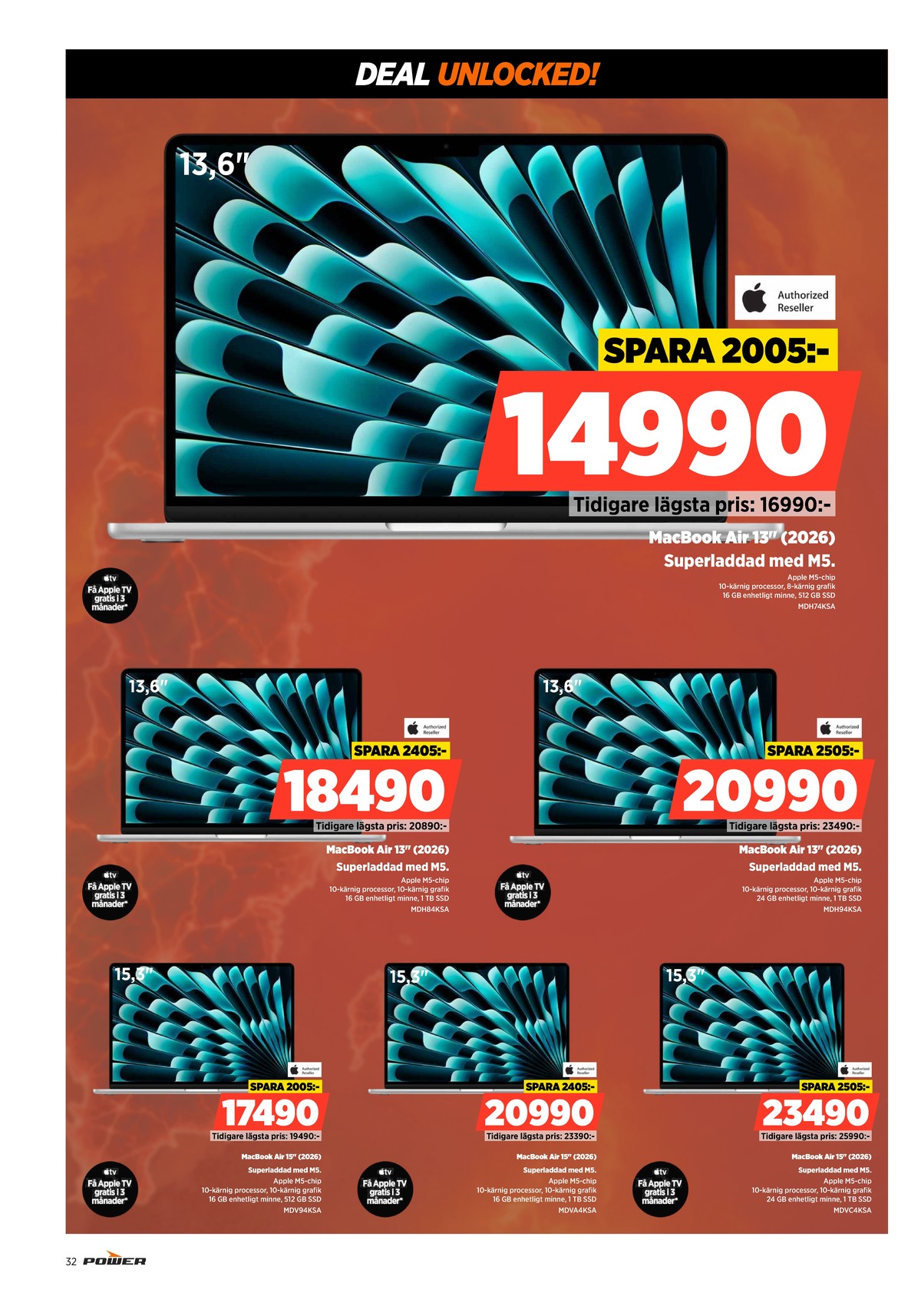 Se Power reklamblad för vecka 32 på Kampanjveckan.se. Se bra erbjudanden på många varor. Läs reklambladet här! Sida 32