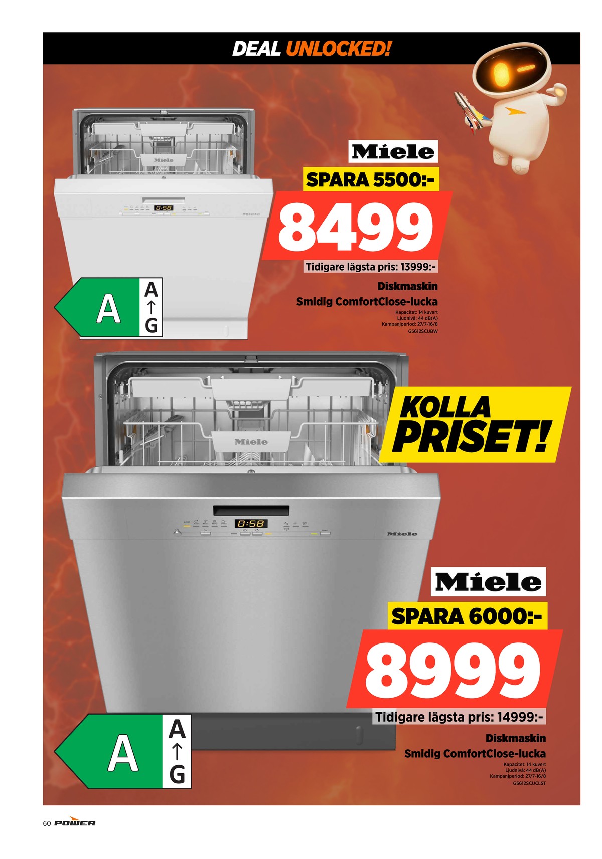 Se Power reklamblad för vecka 32 på Kampanjveckan.se. Se bra erbjudanden på många varor. Läs reklambladet här! Sida 60