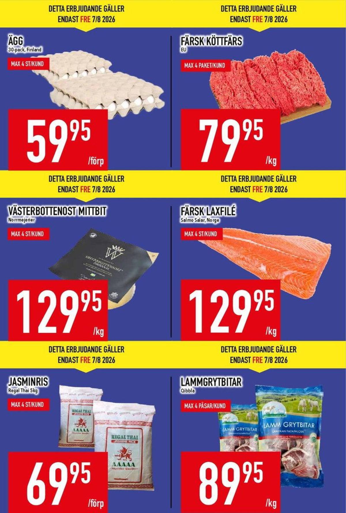 Se MatDax reklamblad för vecka 32 på Kampanjveckan.se. Se bra erbjudanden på många varor. Läs reklambladet här! Sida 4