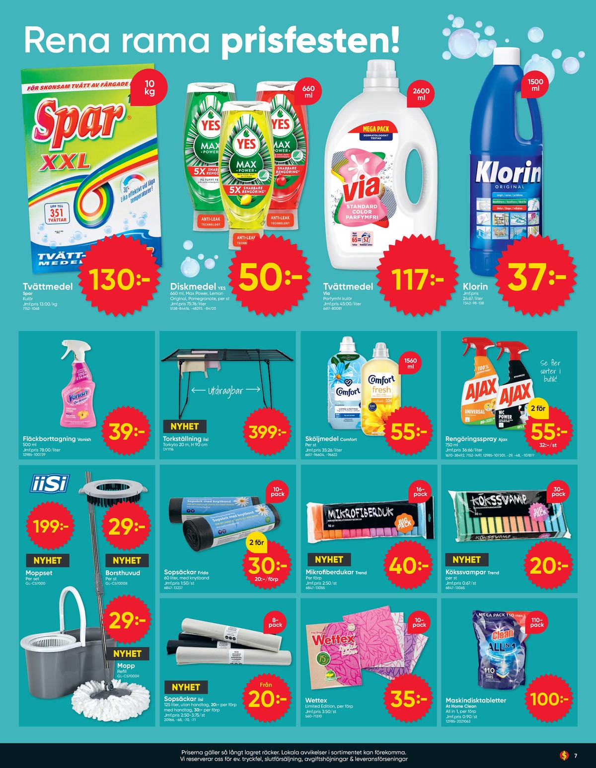 Se Dollarstore reklamblad för vecka 33 på Kampanjveckan.se. Se bra erbjudanden på många varor. Läs reklambladet här! Sida 7