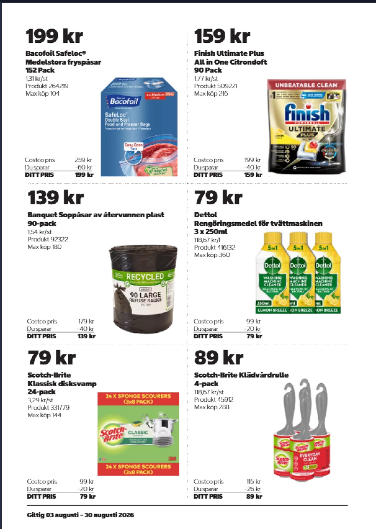 Se Costco reklamblad för vecka 33 på Kampanjveckan.se. Se bra erbjudanden på många varor. Läs reklambladet här! Sida 14