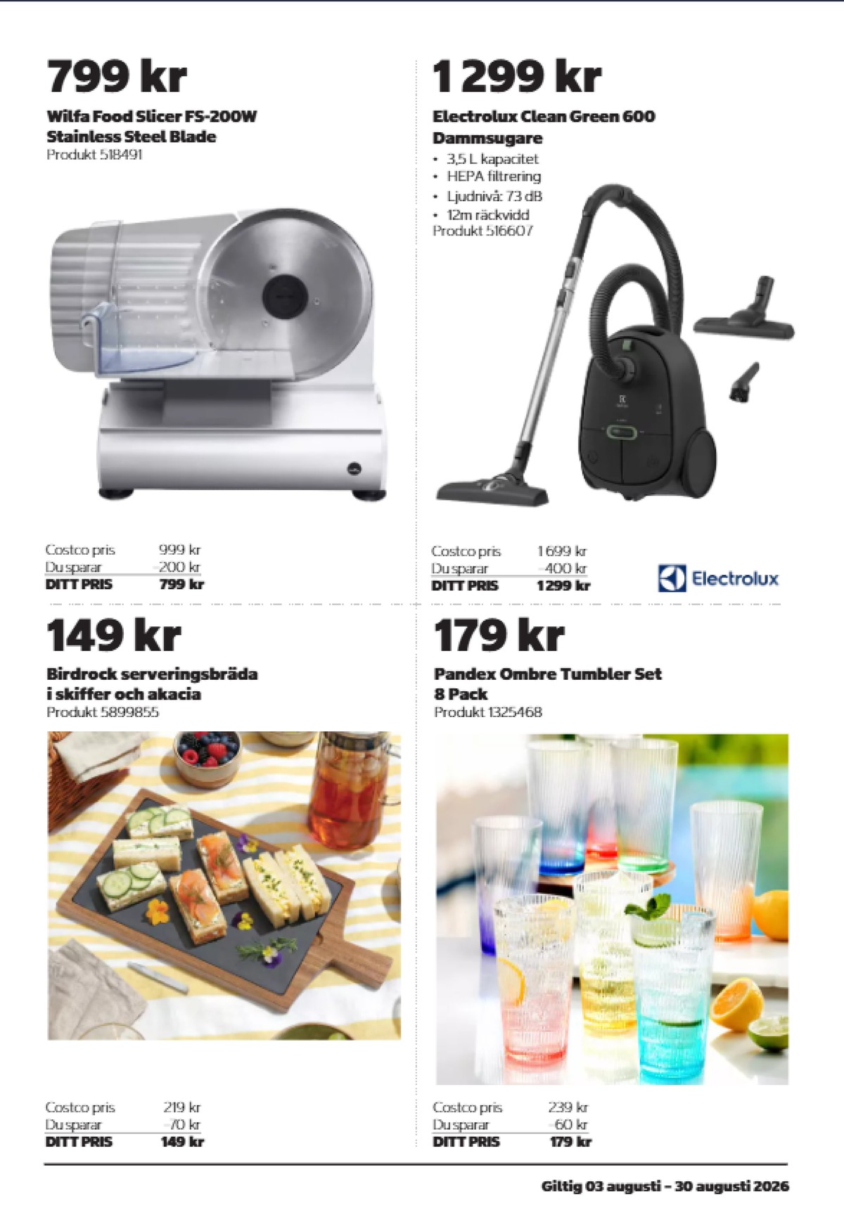 Se Costco reklamblad för vecka 33 på Kampanjveckan.se. Se bra erbjudanden på många varor. Läs reklambladet här! Sida 3