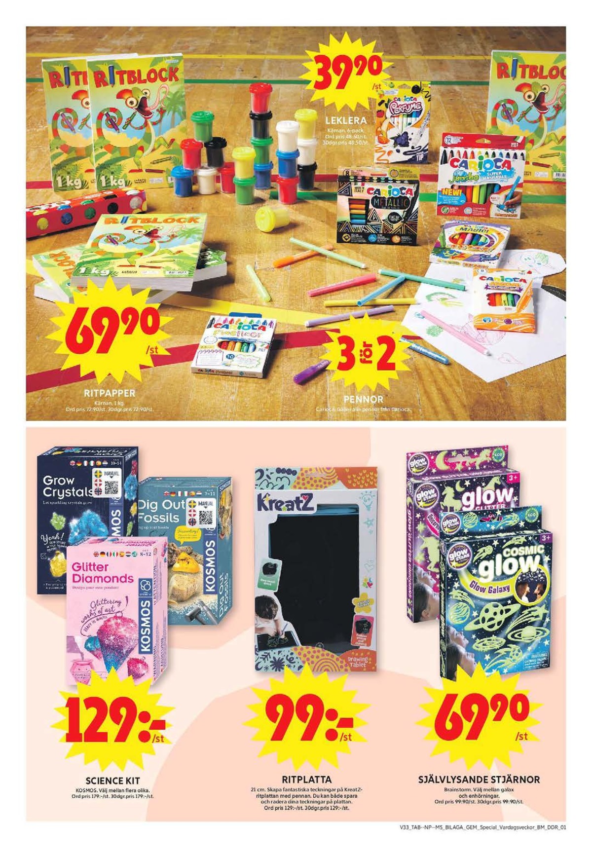 Se ICA Maxi reklamblad för vecka 33 på Kampanjveckan.se. Se bra erbjudanden på många varor, t.ex. stickers okänd eller pyssel kosmos. Läs reklambladet här! Sida 16
