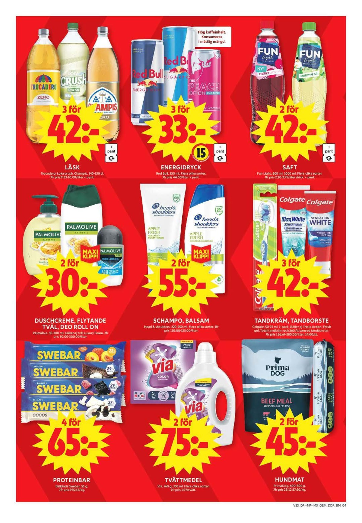 Se ICA Maxi reklamblad för vecka 33 på Kampanjveckan.se. Se bra erbjudanden på många varor, t.ex. bar swebar eller tandborste colgate. Läs reklambladet här! Sida 9
