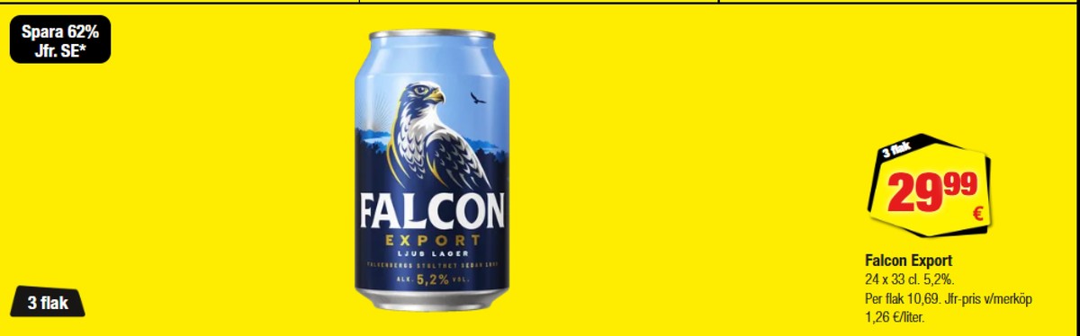 Se Calle reklamblad för vecka 33 på Kampanjveckan.se. Se bra erbjudanden på många varor, t.ex. Öl 24 pk export eller andra varor. Läs reklambladet här! Sida 31