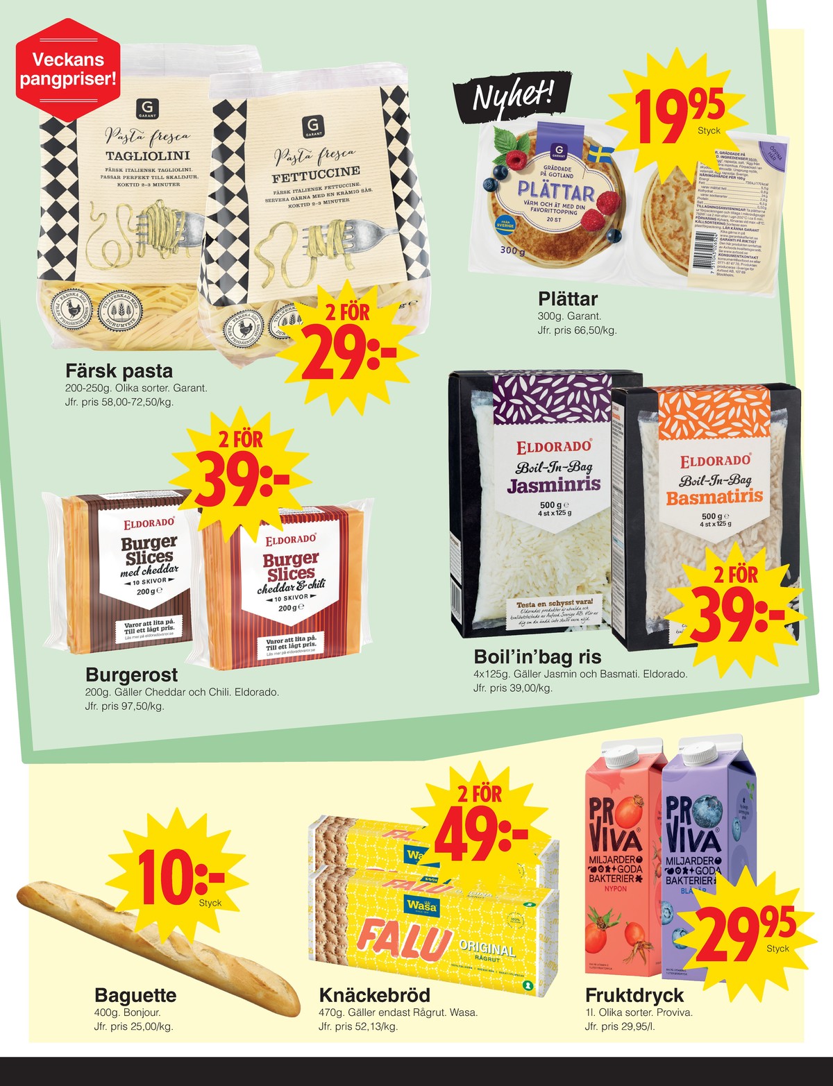 Se Matöppet reklamblad för vecka 33 på Kampanjveckan.se. Se bra erbjudanden på många varor, t.ex. butiksbakat matbröd bonjour eller andra varor. Läs reklambladet här! Sida 2