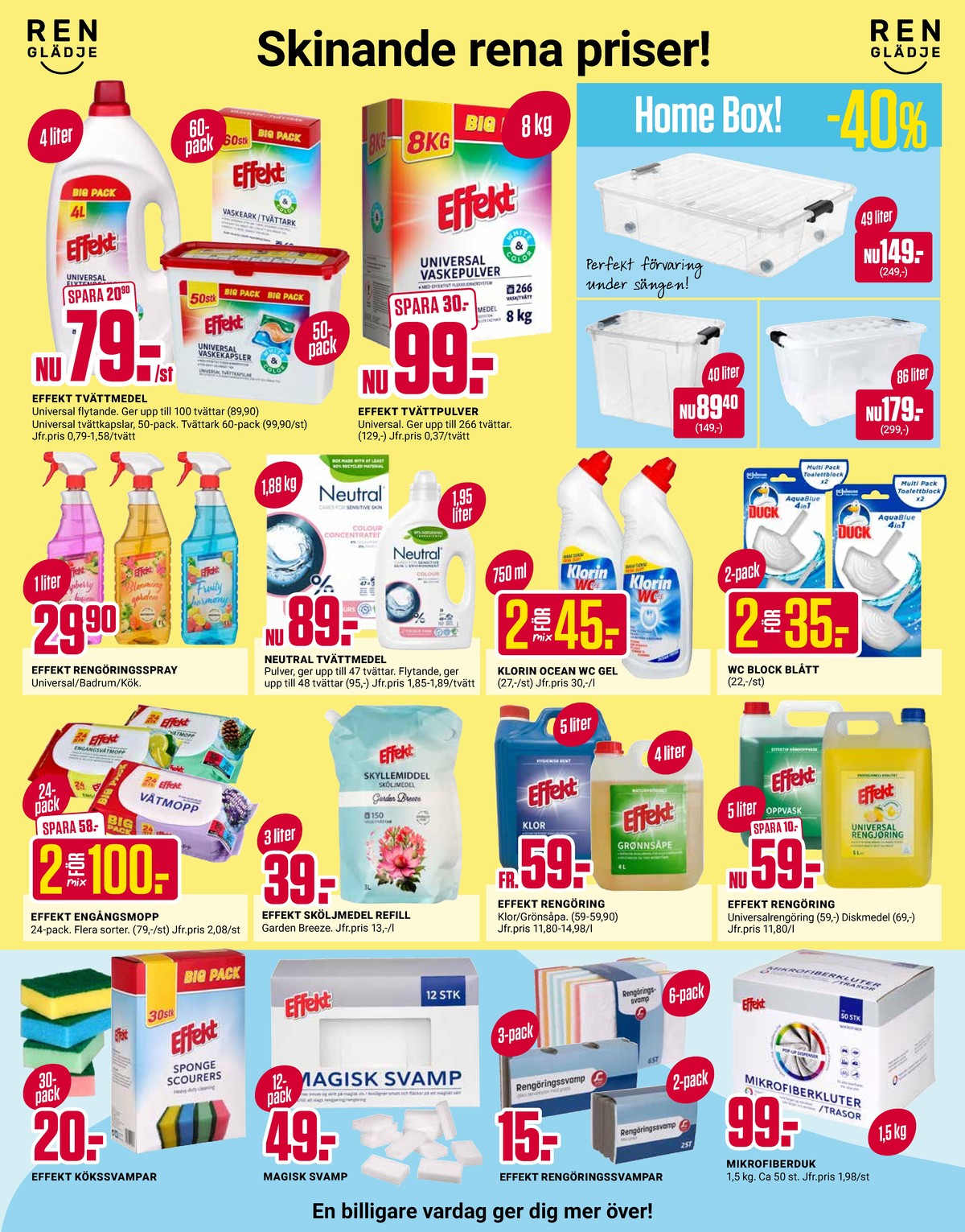 Se ÖoB reklamblad för vecka 33 på Kampanjveckan.se. Se bra erbjudanden på många varor. Läs reklambladet här! Sida 4