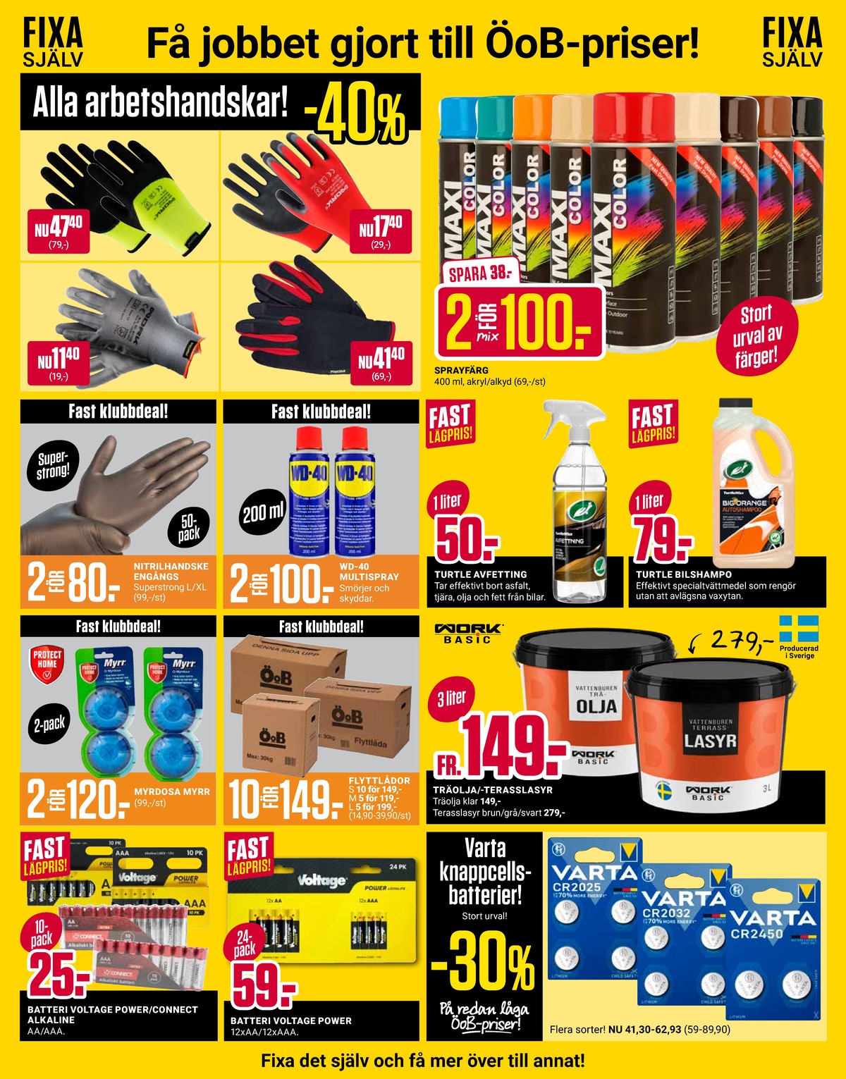 Se ÖoB reklamblad för vecka 33 på Kampanjveckan.se. Se bra erbjudanden på många varor. Läs reklambladet här! Sida 5
