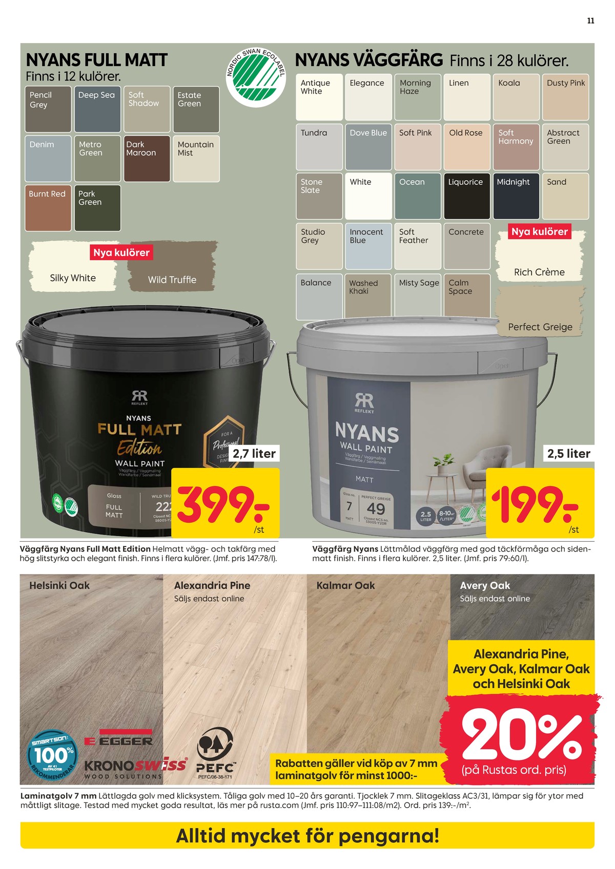 Se Rusta reklamblad för vecka 33 på Kampanjveckan.se. Se bra erbjudanden på många varor. Läs reklambladet här! Sida 11