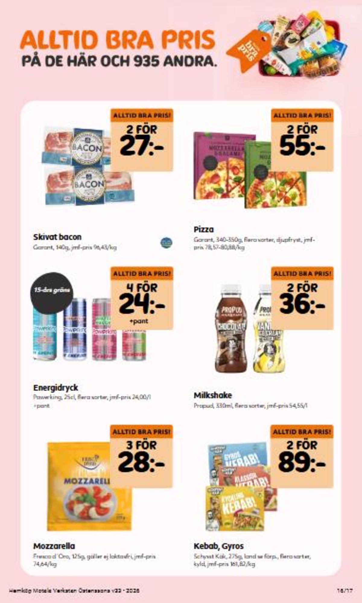 Se Östenssons reklamblad för vecka 33 på Kampanjveckan.se. Se bra erbjudanden på många varor. Läs reklambladet här! Sida 16