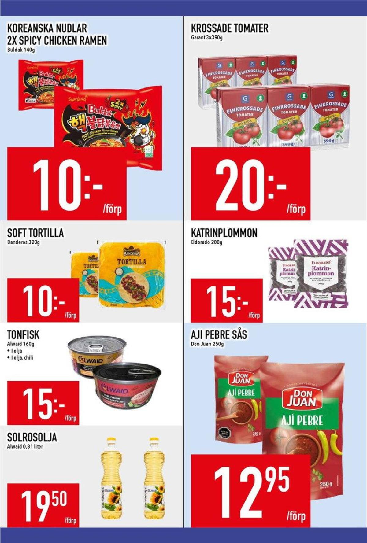Se MatDax reklamblad för vecka 33 på Kampanjveckan.se. Se bra erbjudanden på många varor, t.ex. katrinplommon eldorado eller andra varor. Läs reklambladet här! Sida 14