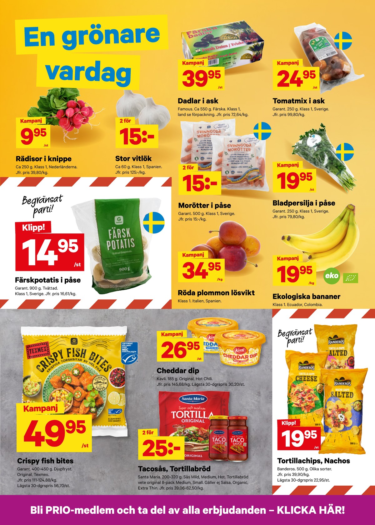 Se City Gross reklamblad för vecka 33 på Kampanjveckan.se. Se bra erbjudanden på många varor, t.ex. fiskpinnar garant eller bananer okänd. Läs reklambladet här! Sida 3
